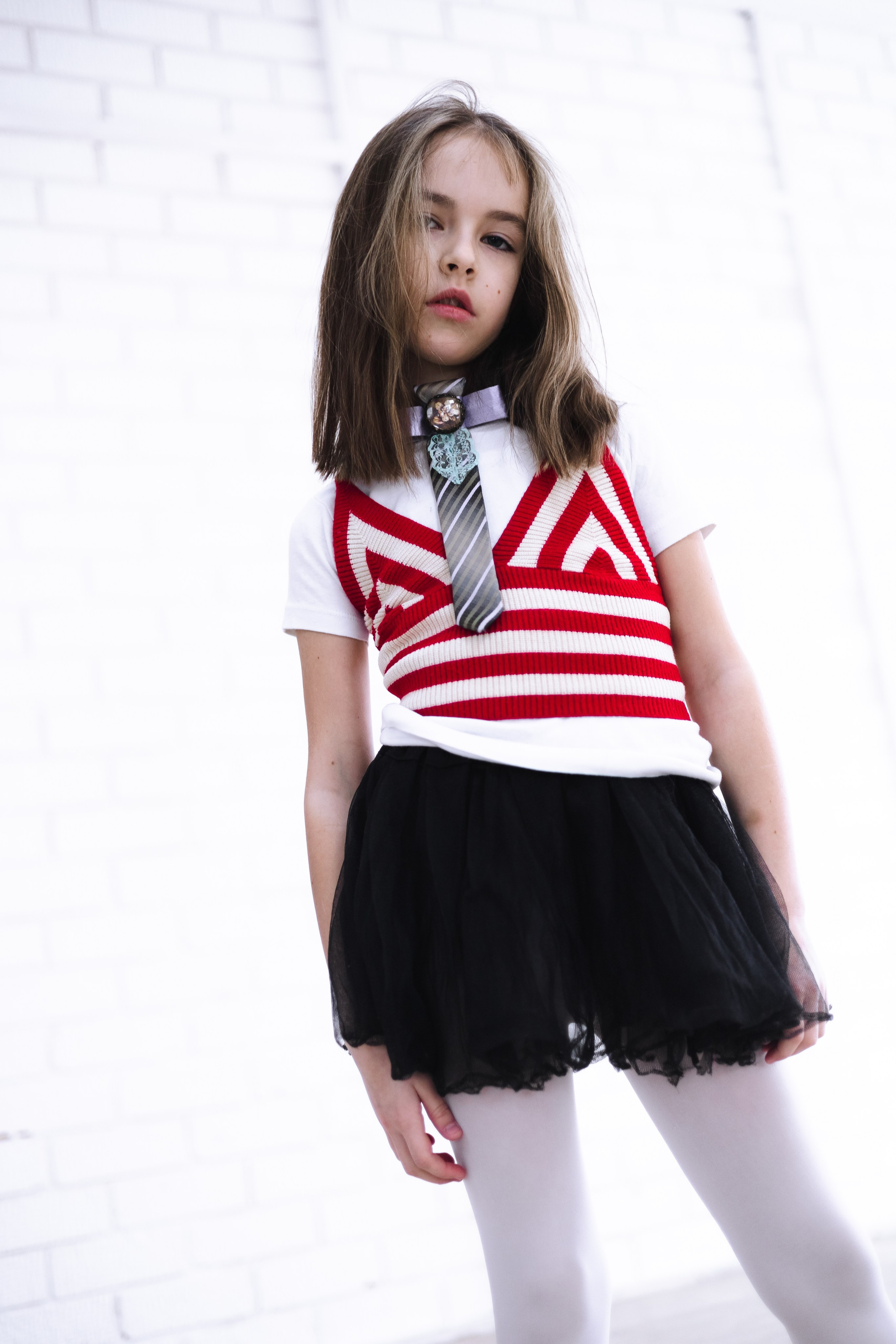 Галстук-переделка — стильное решение для оригинального образа девочки-подростка. Школа для девочек во Владивостоке — Само Совершенство