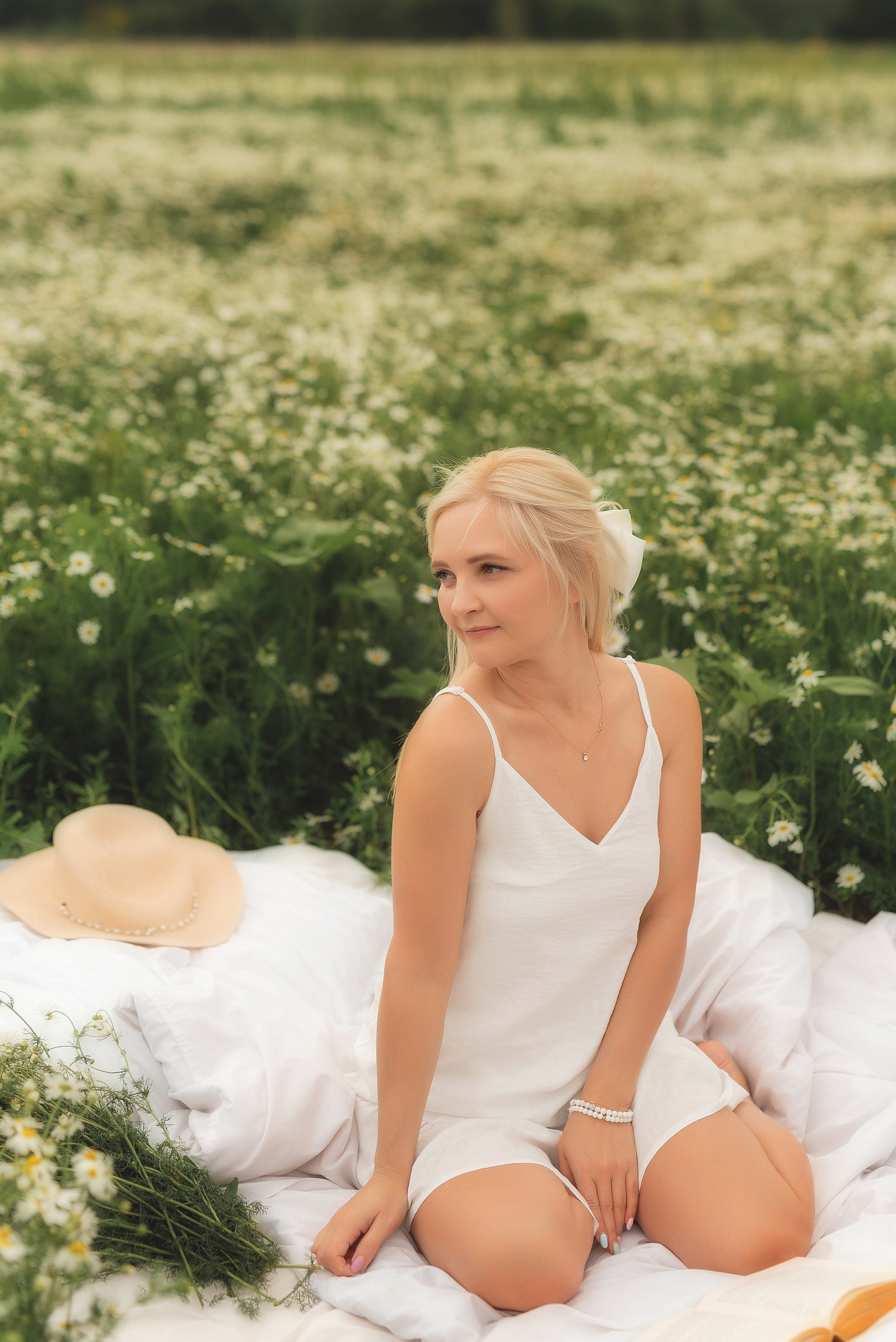 Фотосессия в поле с ромашками. Семейный, детский фотограф в Воронеже Анна Никитина