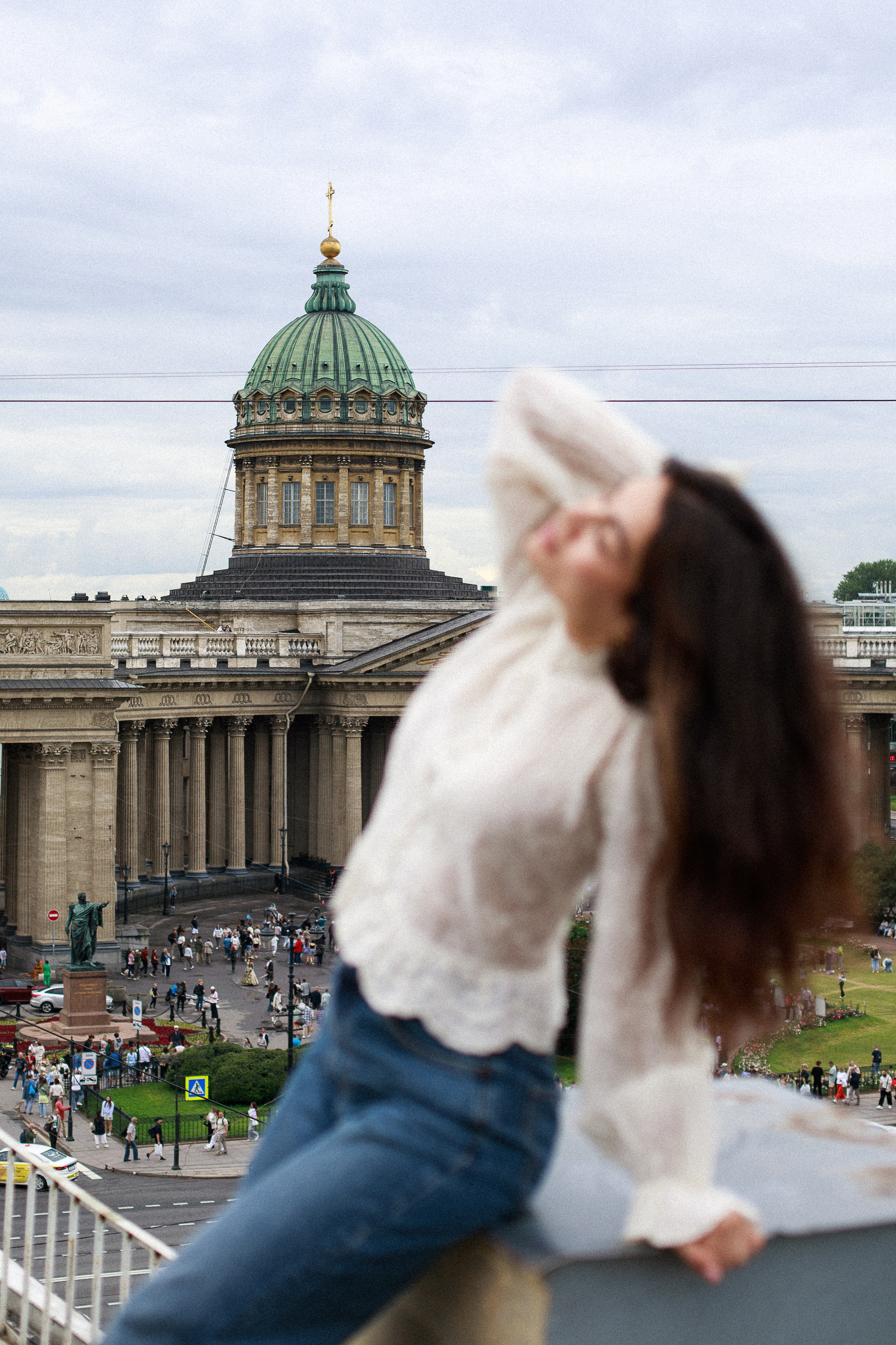 Прогулка у Казанского собора с Ириной. Фотограф в Санкт-Петербурге Таня Михайлова