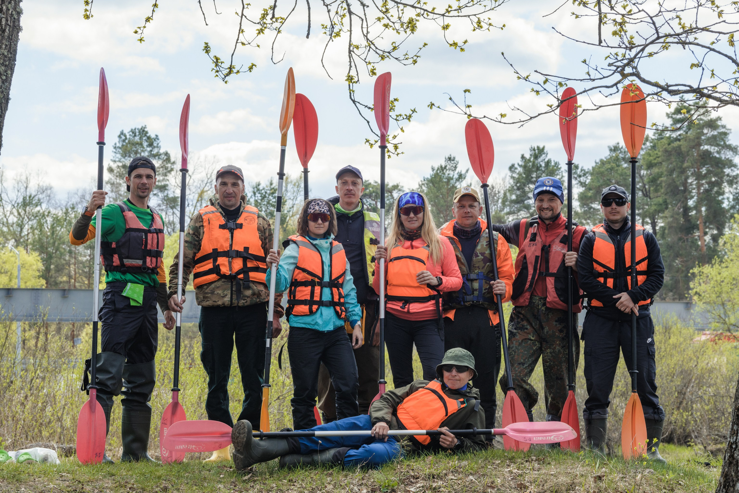 Водный поход 1-й кс по реке Случь. Репортажный фотограф Владимир Беляй