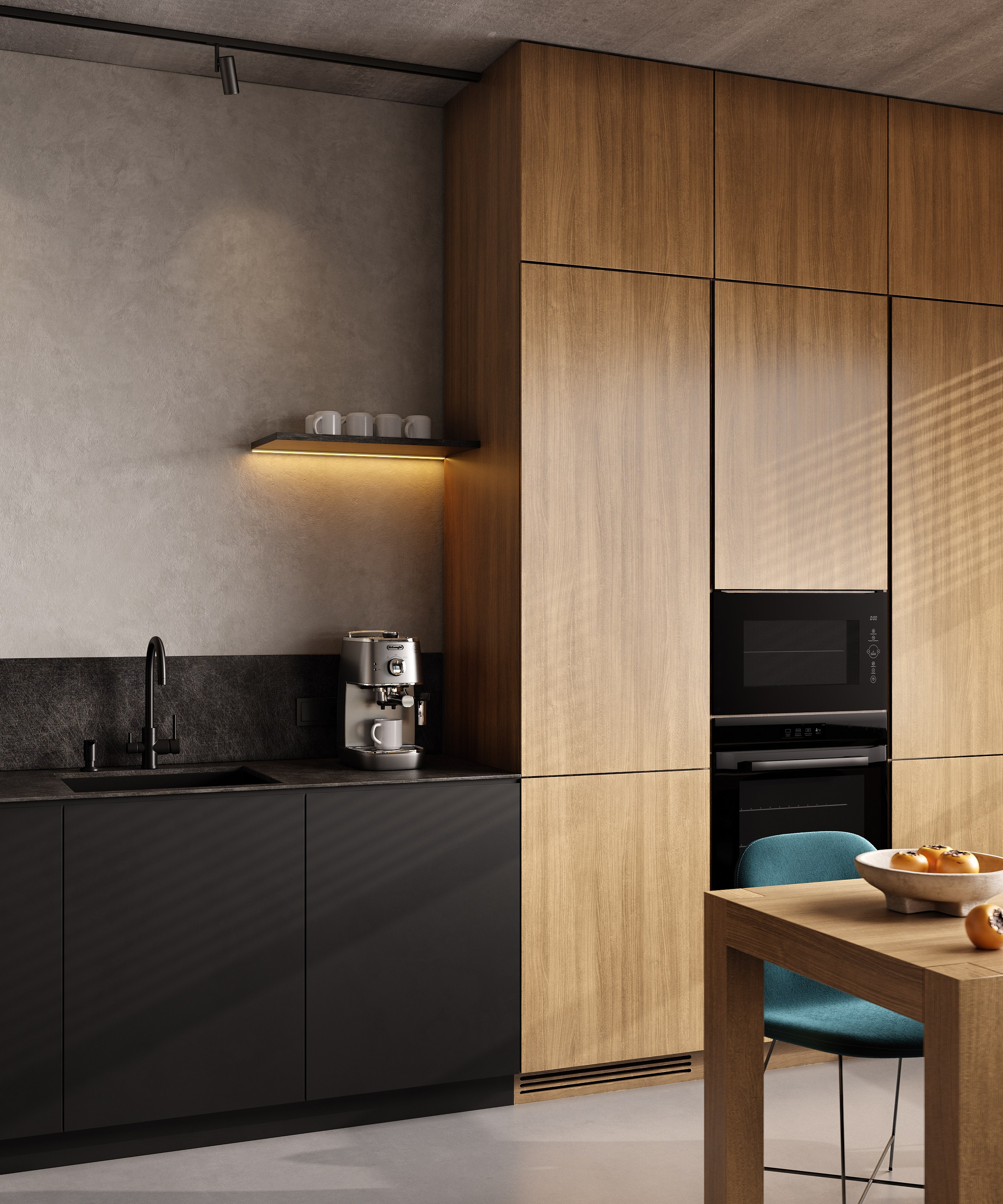 Graphic Minimalism | Design by Yuliya Shpeter. Interior visualisation | avocado.render