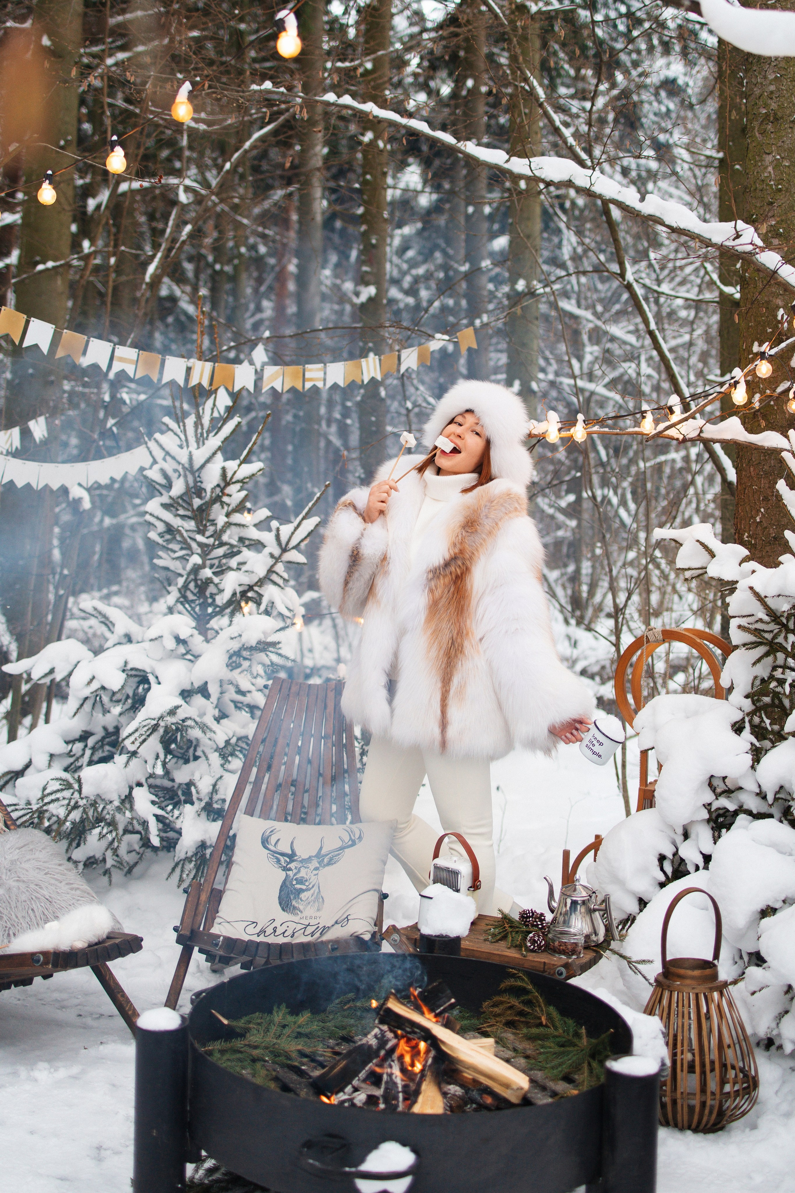 Ксения, Владимир, Леон, Шале в лесу. Семейный фотограф в Москве Марина Петра