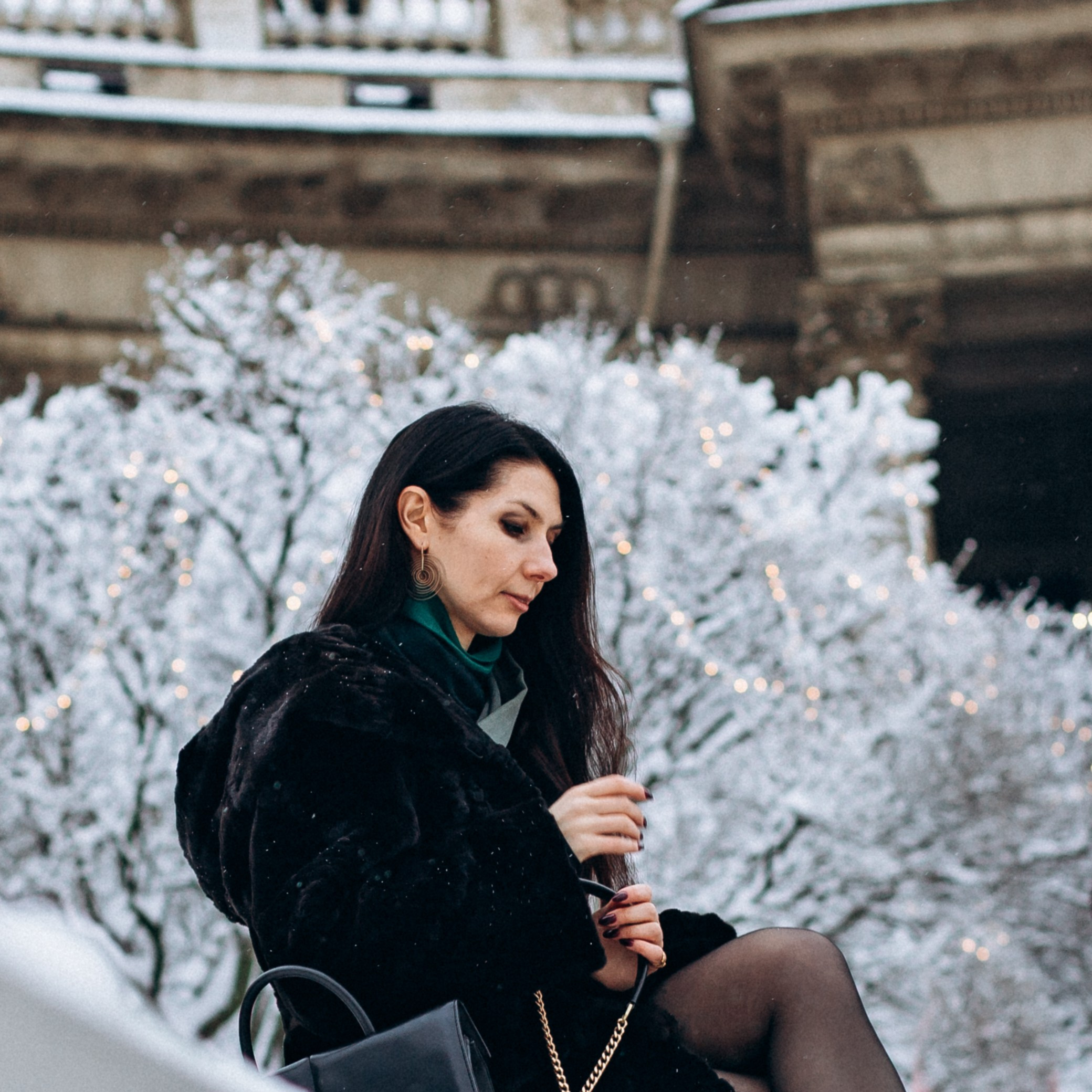 Виктория в декабре. Фотопрогулка в Петербурге. Индивидуальный и семейный фотограф в Санкт-Петербурге