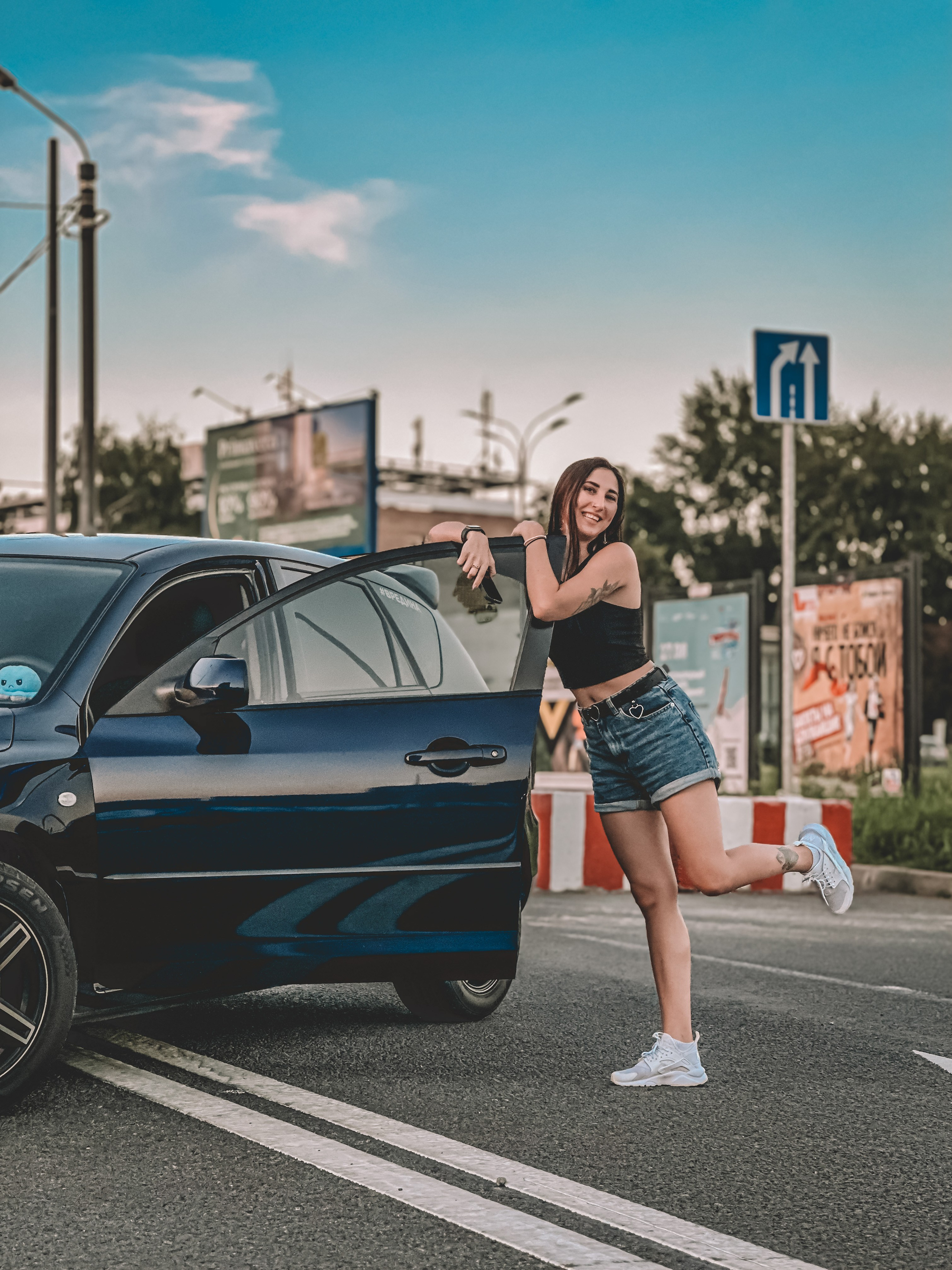 Тандем Драйва: фотосессия вас и вашего автомобиля. Карина и Mazda. Ирина Санрайз — Автомобильный фотограф в Москве