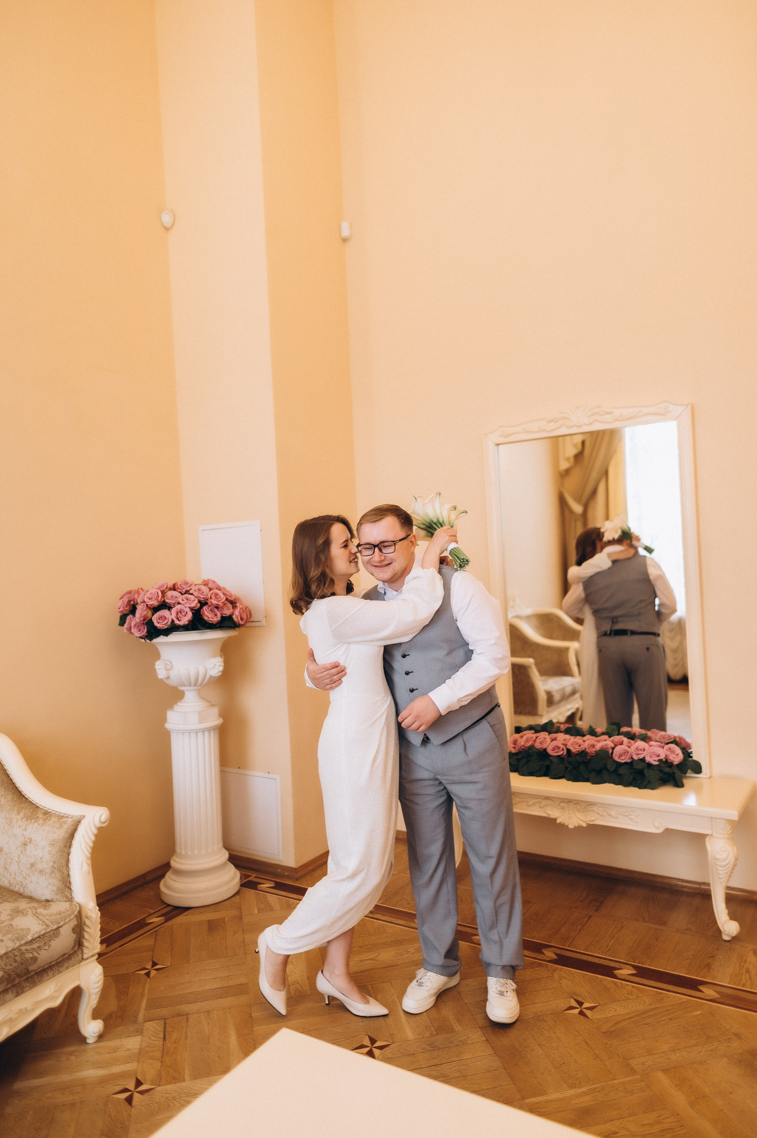 Загс+Оранжерея (камерная свадьба). Фотограф ПИТЕР СПБ Надежда Баранова