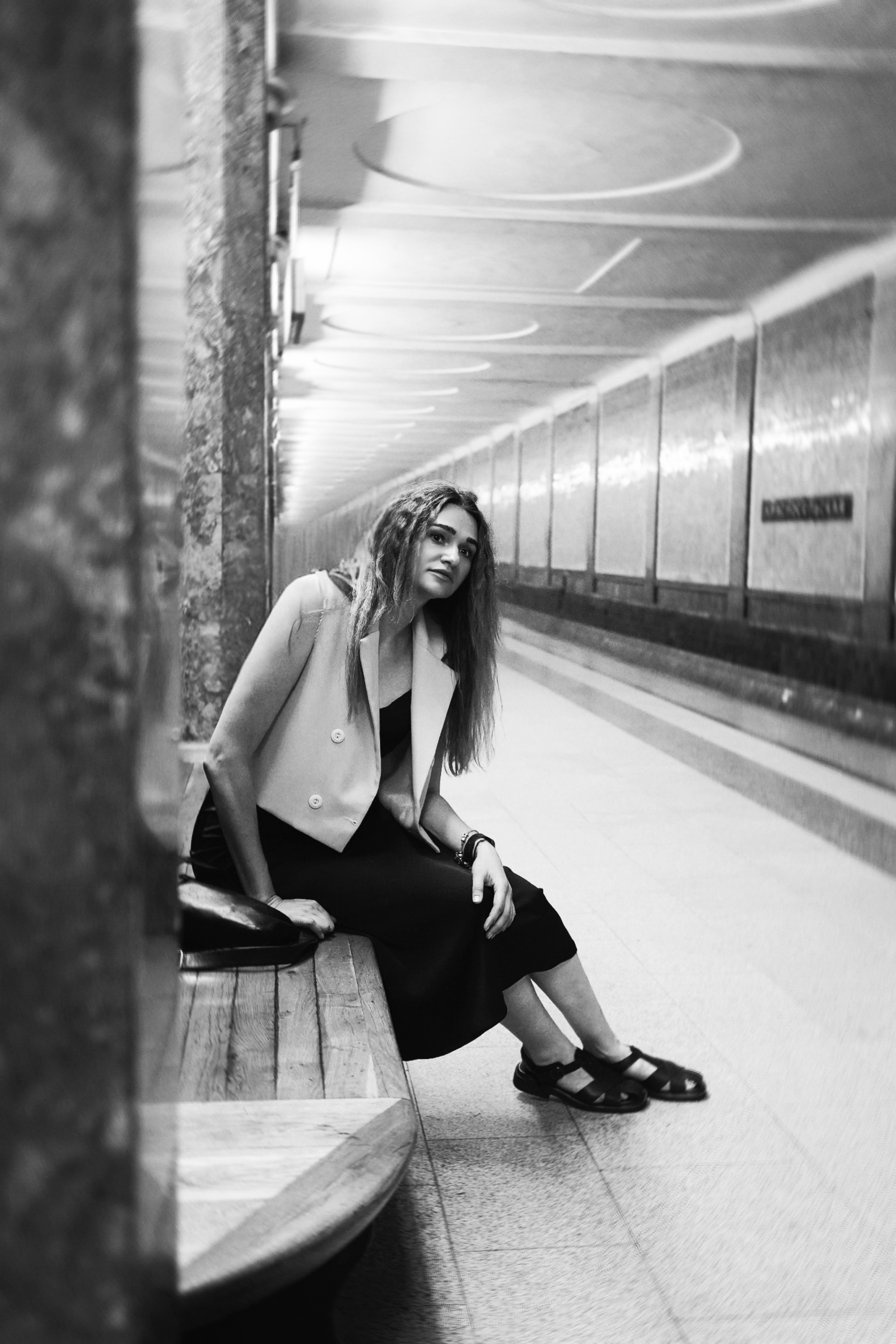 Анна в Московском метро. Событийный фотограф Анна Курникова