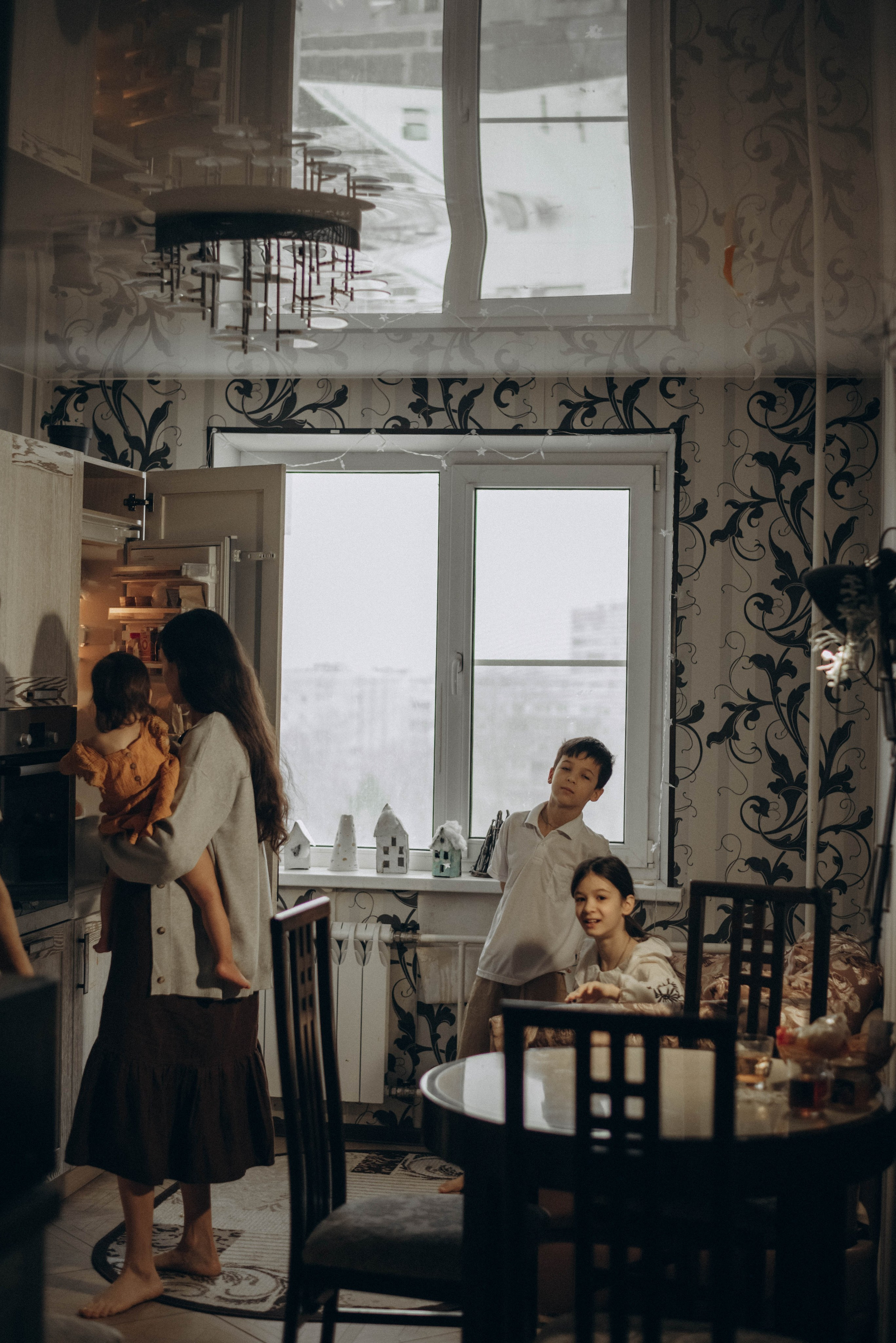 Семейная домашняя фотосессия. Семейный фотограф в Железнодорожном Масаева Елена