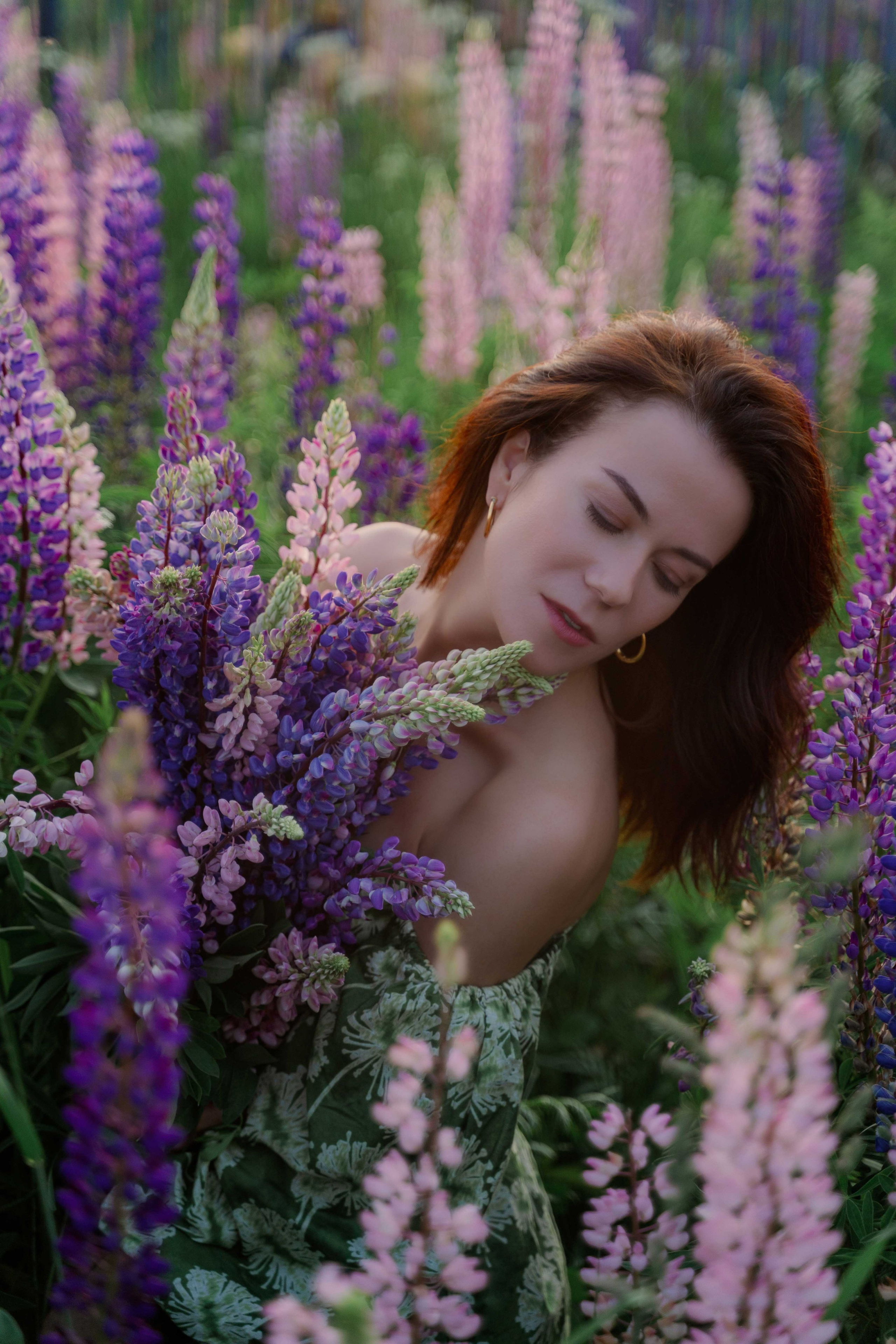 Наташа и люпины. Фотограф и видеограф в Москве и Абу Даби Мария Кулагина