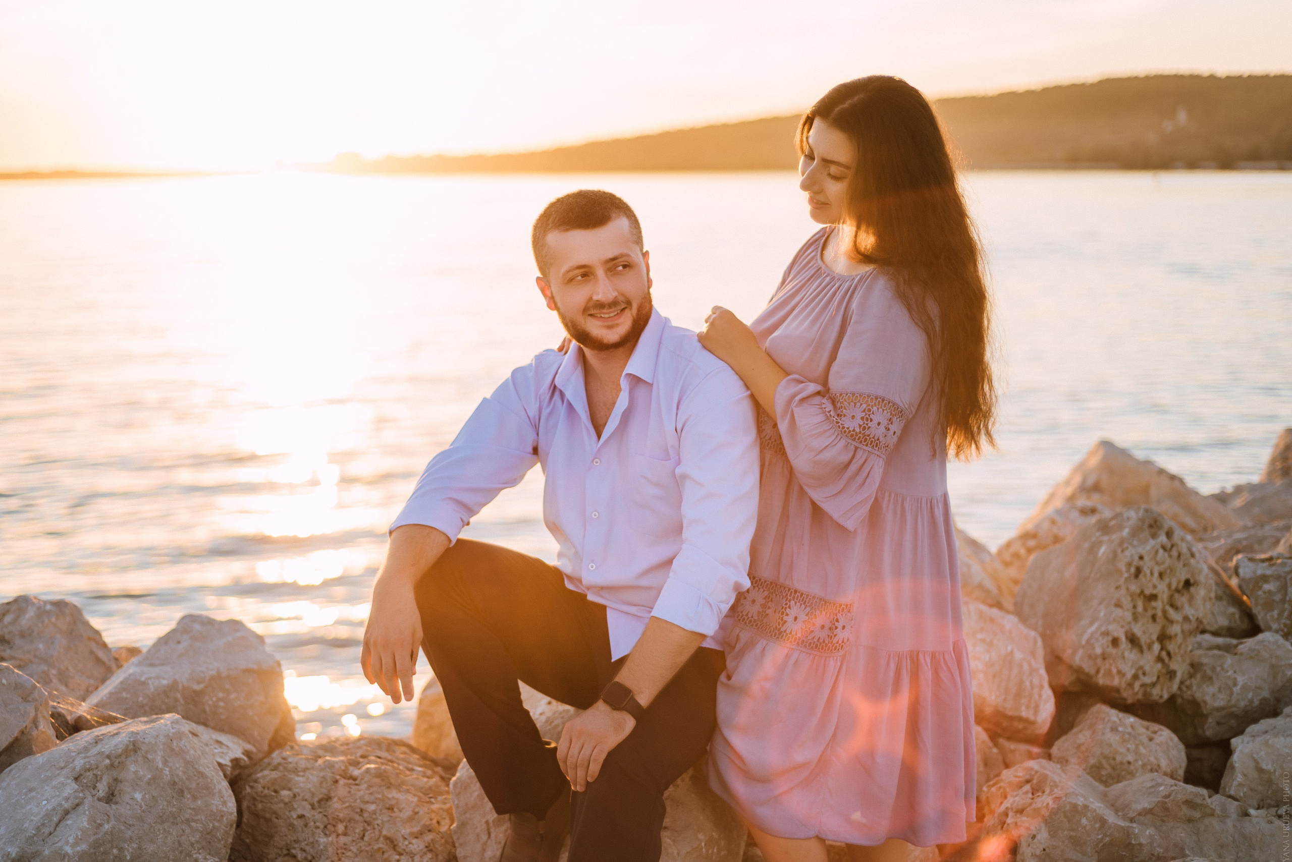 Семейный вечер на пляже. Свадебный и контент- фотограф в Тольятти, Самаре, Москве Яна Уруева