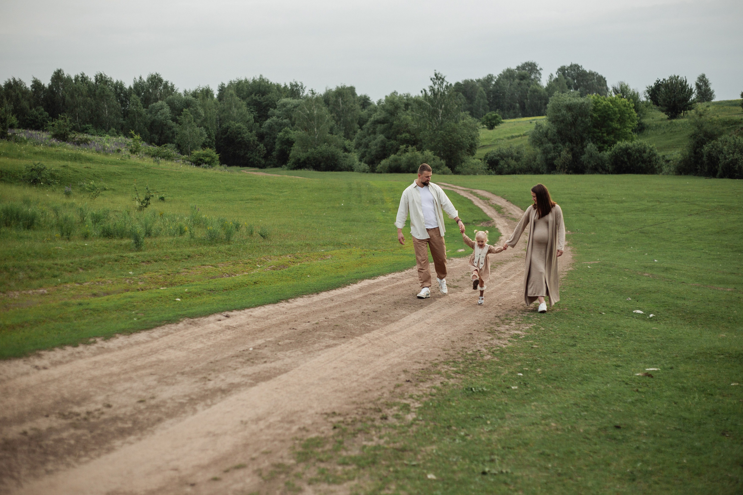 Дмитрий, Ольга и Верочка. Портретный, семейный, свадебный фотограф в Брянске Маргарита Василькова