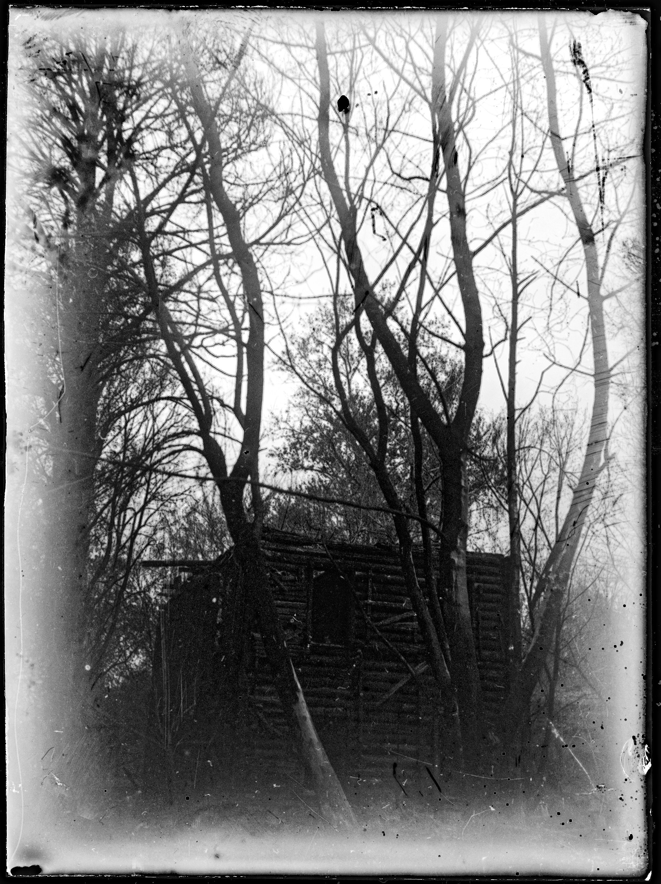 Glass plates. Darkroom aesthetics