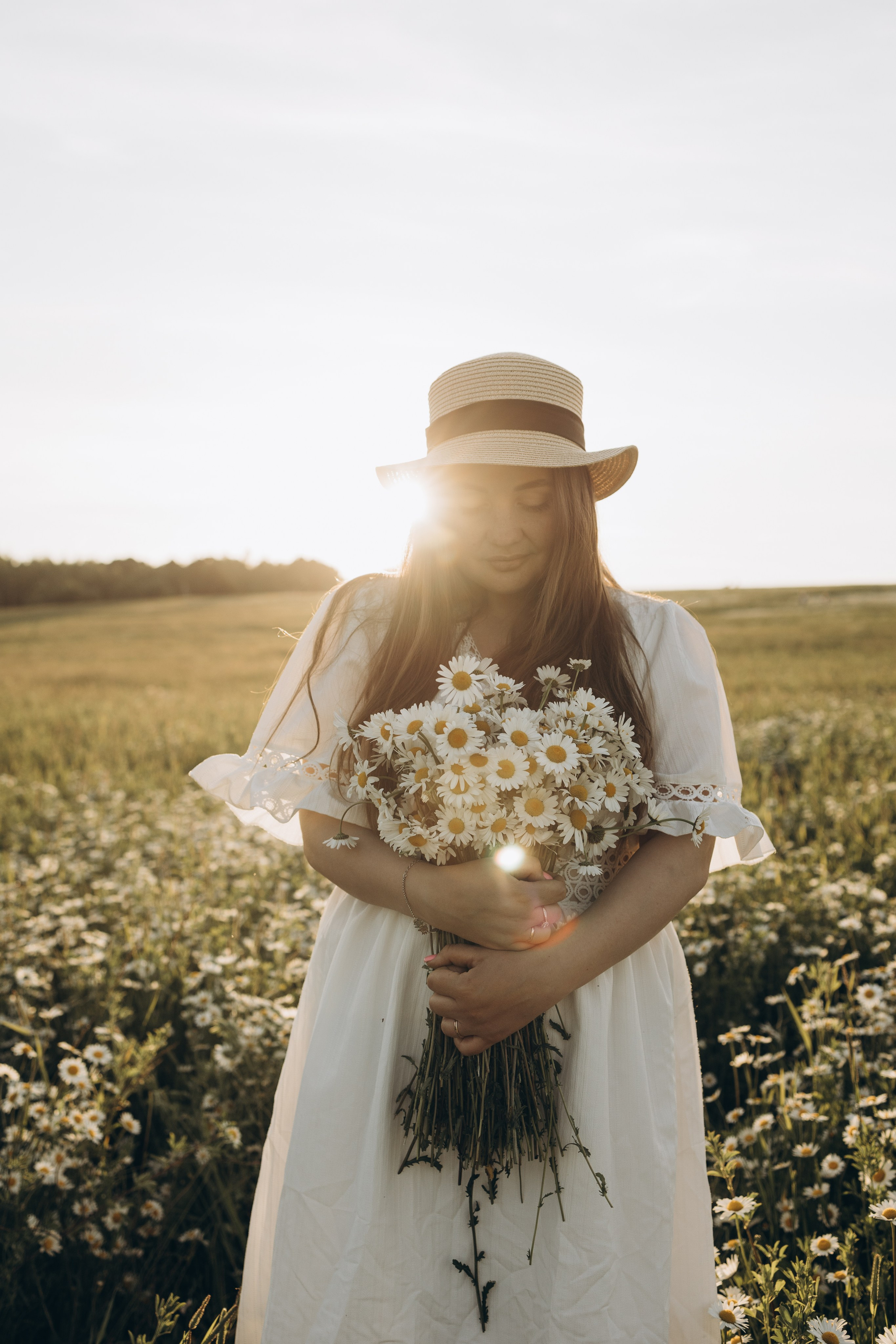 Маша и ромашки. Семейный фотограф в Москве Виктория Ястребинская