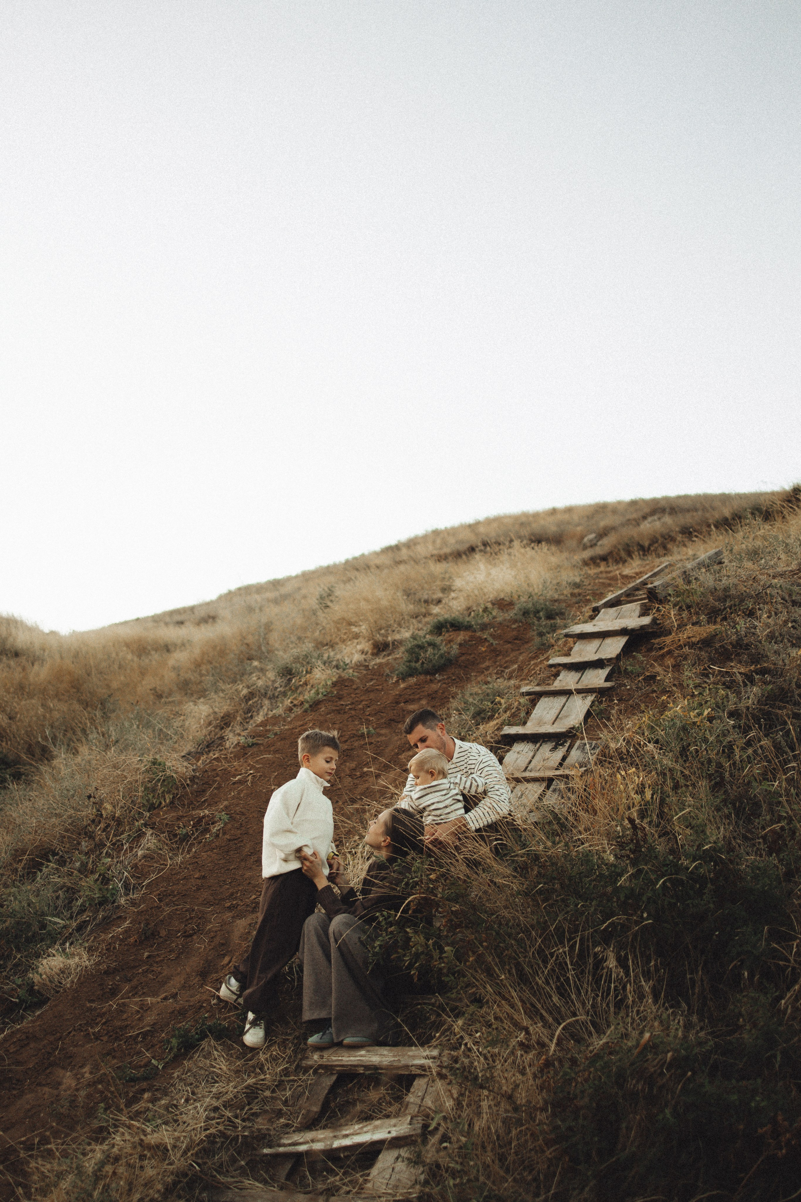 Семейная история, закат в Мержаново. Семейный и детский фотограф, таганрог, ростов-на-дону