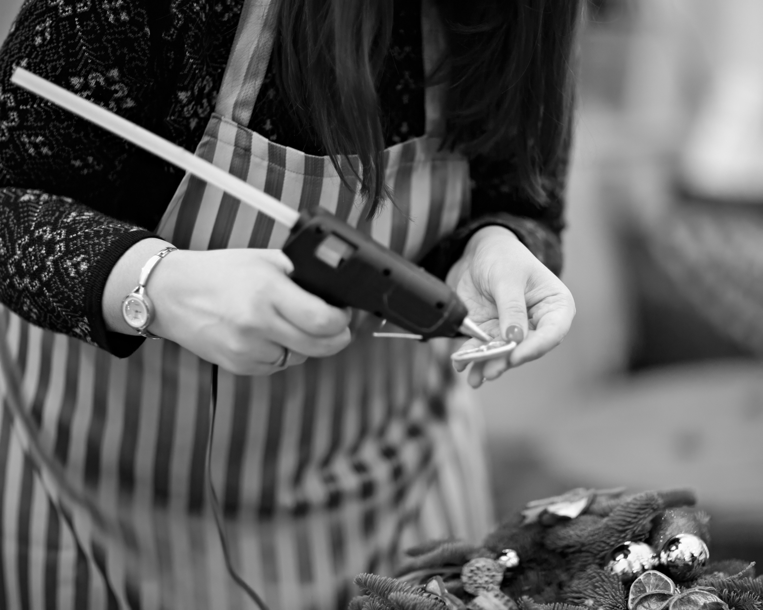 МК Рождественский венок. Семейный и детский фотограф в Москве Юлия