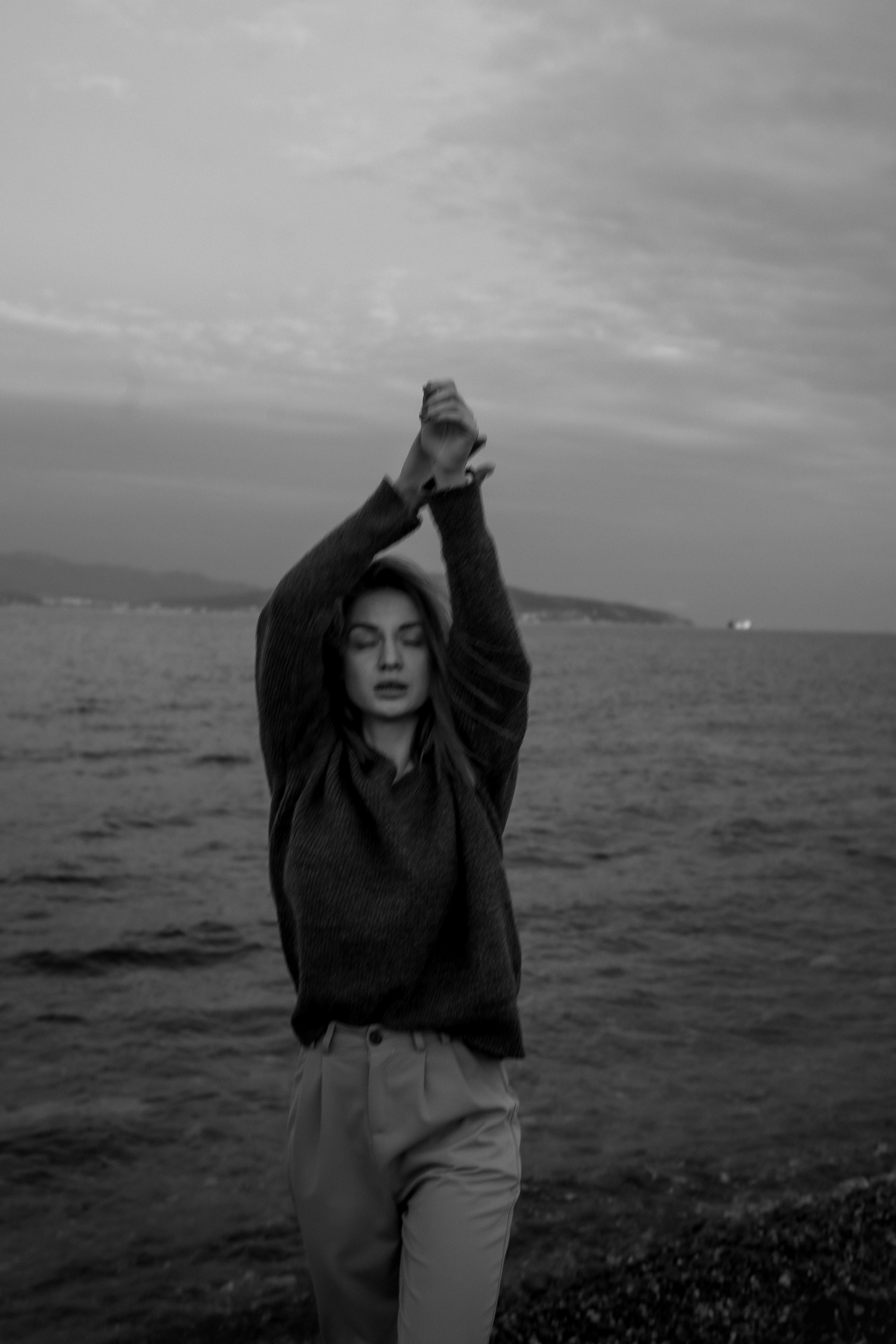 Осенняя фотосессия у моря в Новороссийске. Фотограф Екатерина в городе Новороссийск