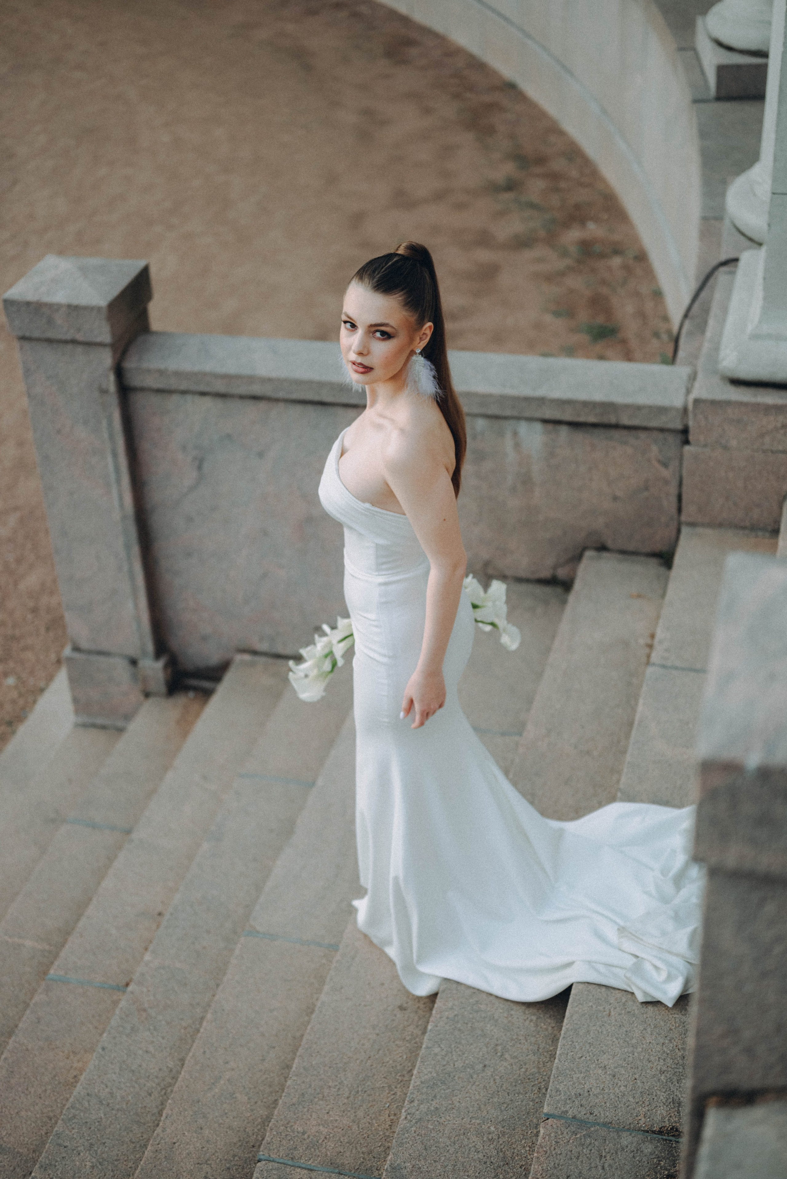 Невеста в Архангельском. Фотограф Анастасия Монах