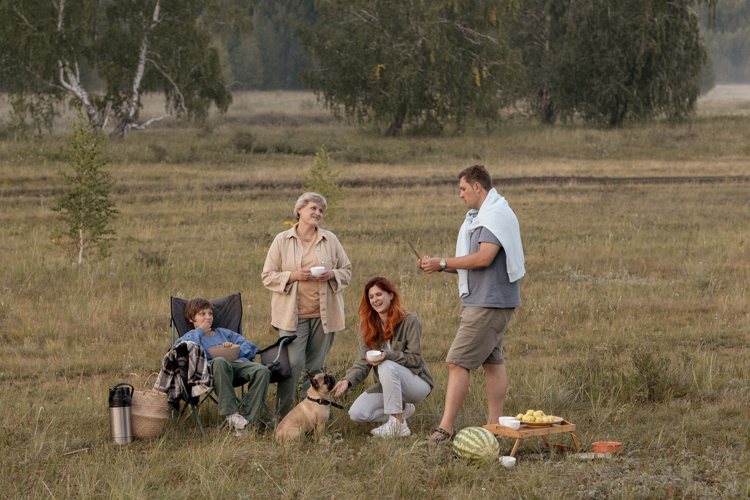 Катюша с семьей за городом. Свадебный и семейный фотограф в Магнитогорске Катя Буряк