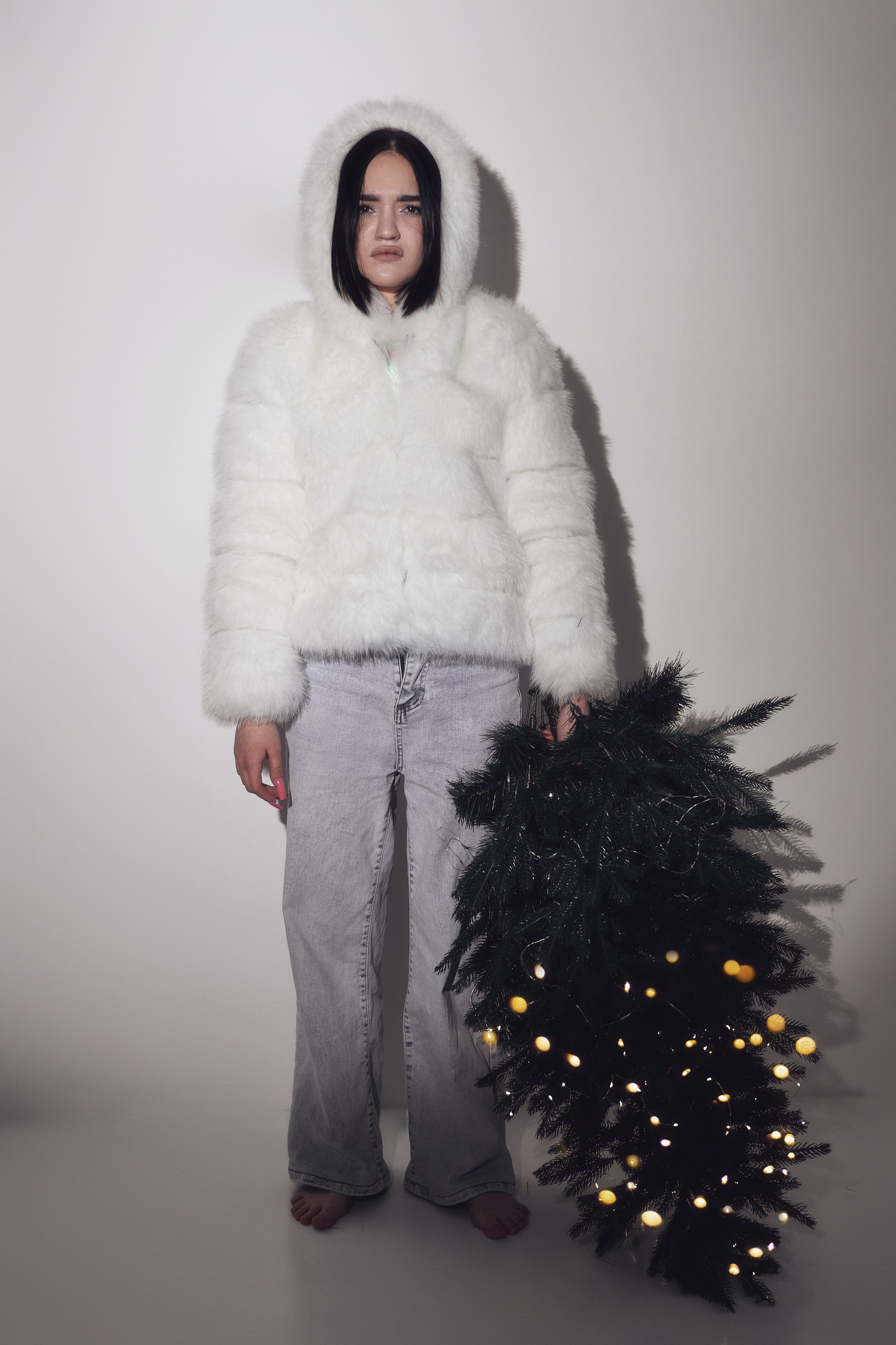 Стильная новогодняя фотосессия в Тюмени