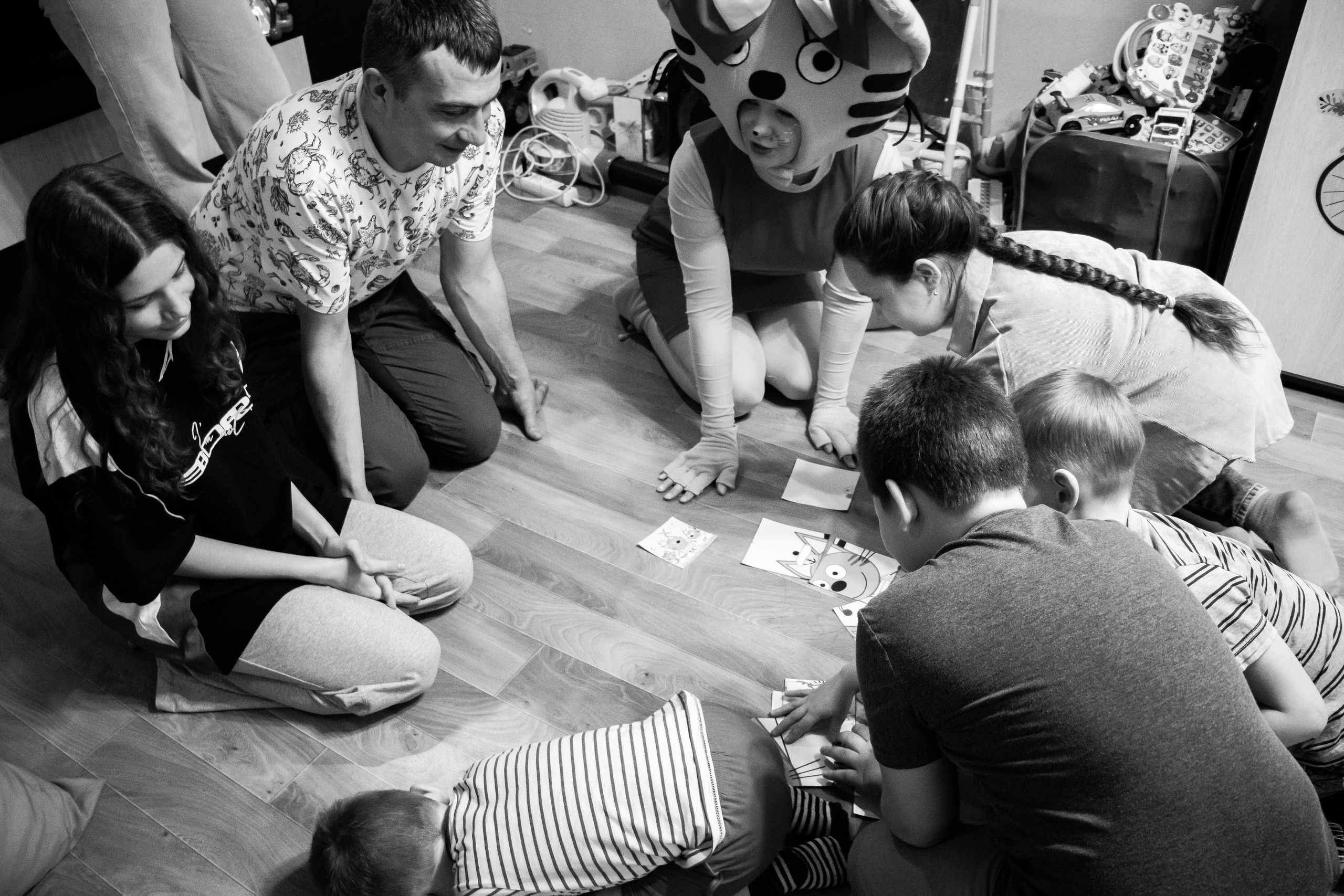 Семейная фотосессия на детский день рождения в городе Томск