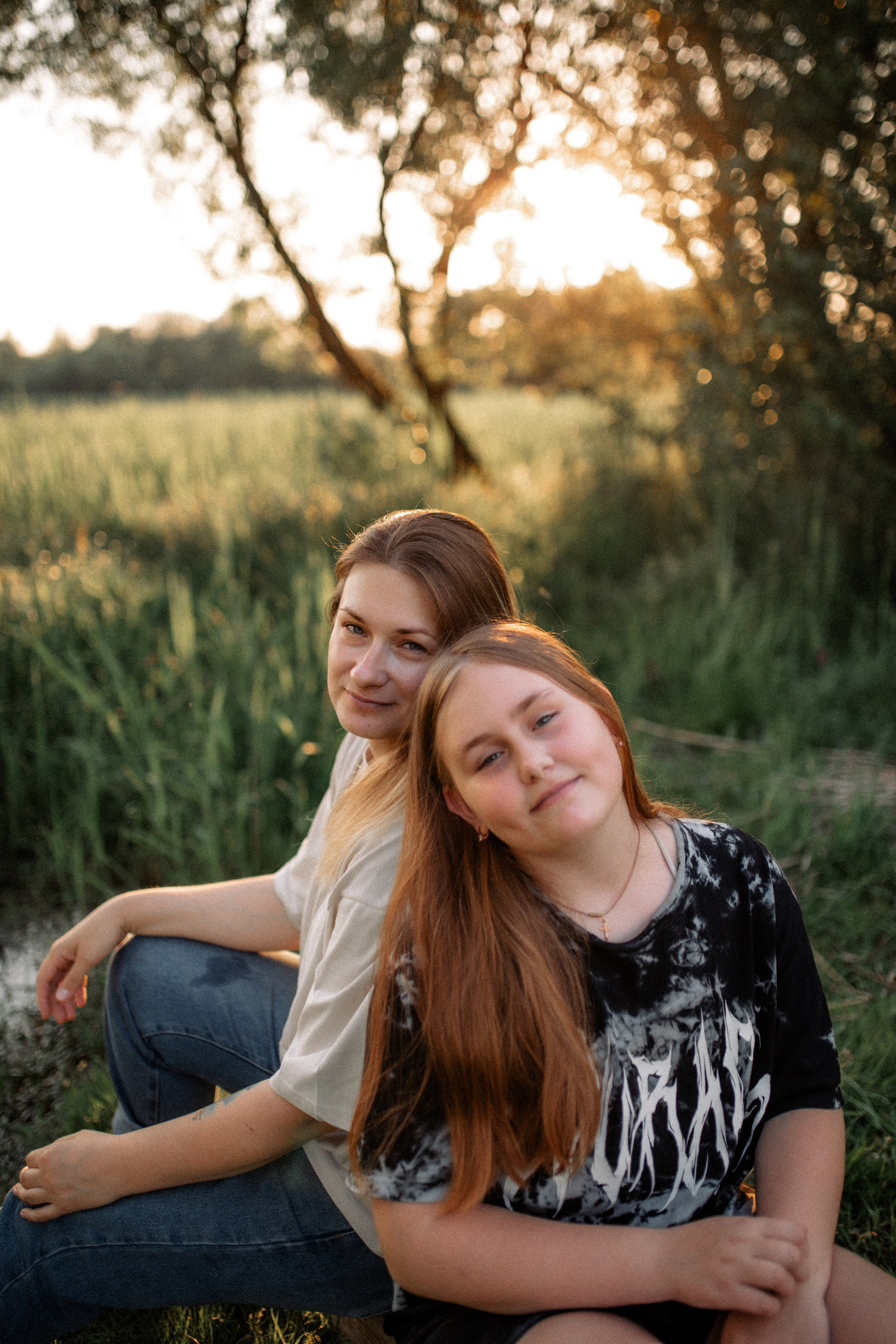 Ира с семьёй