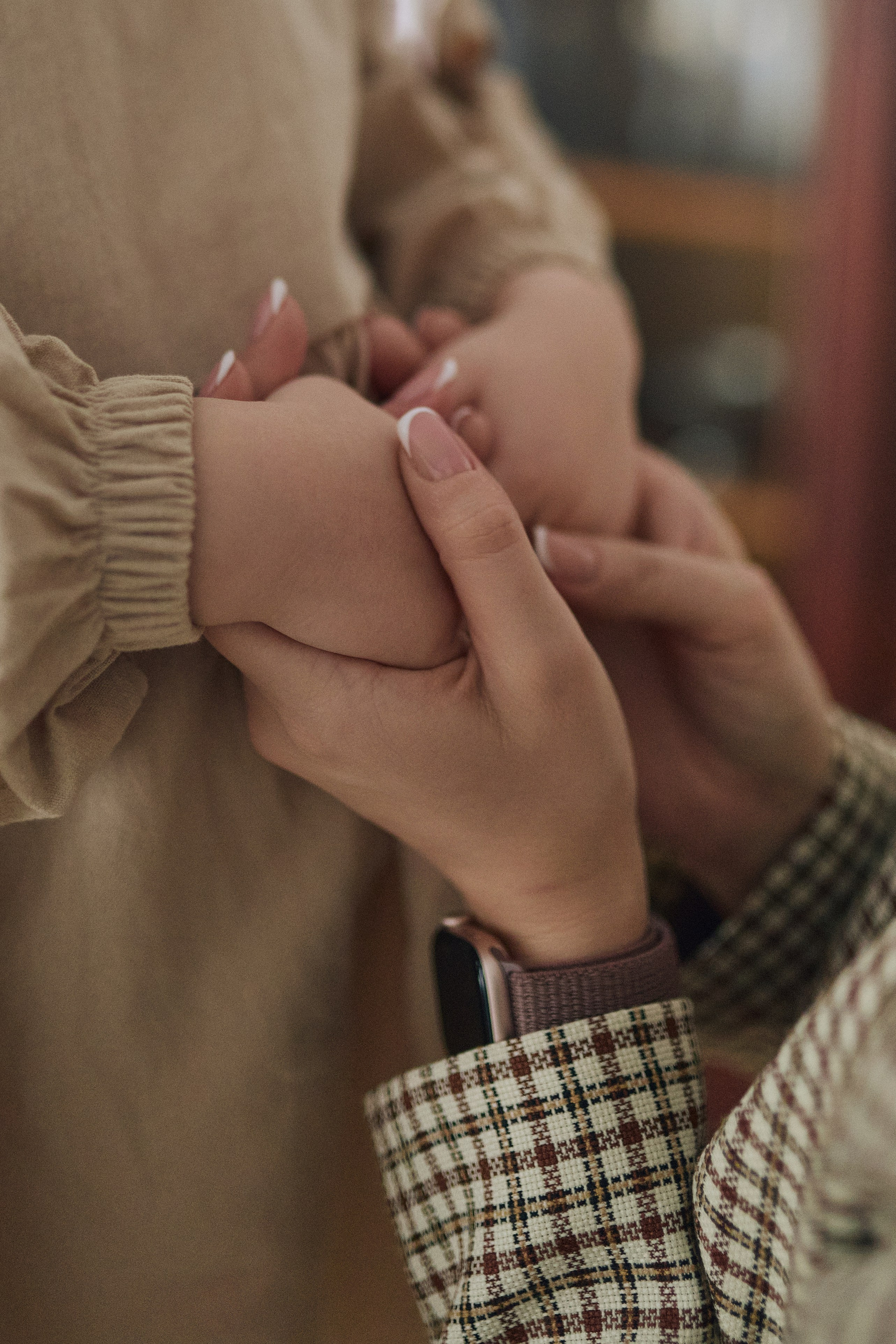 Студийная фотосессия мамы и дочки. Алина Каравайцева. Фотограф в городе Барнаул