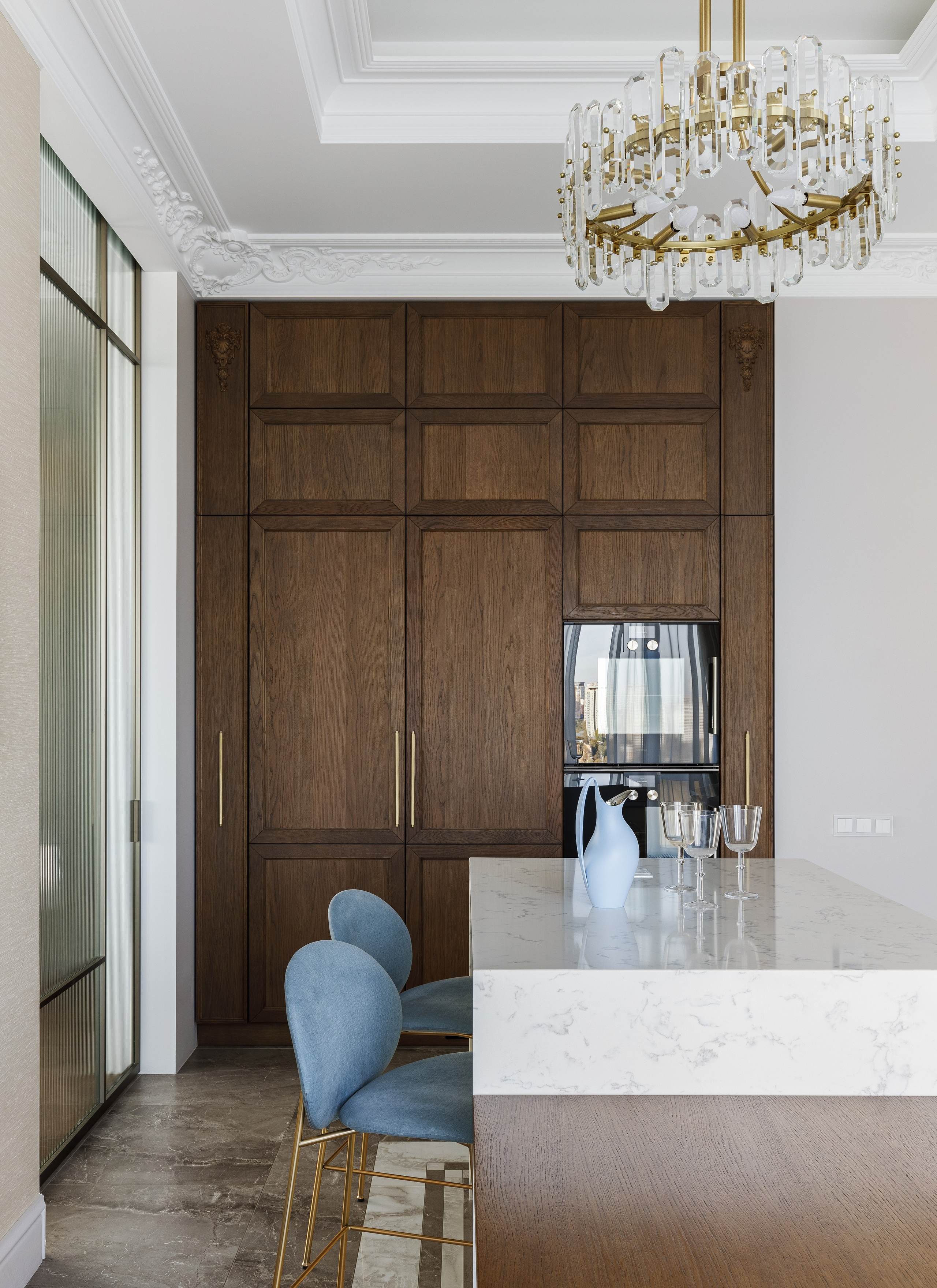 кухня из массива дуба москва дизайн интерьера 