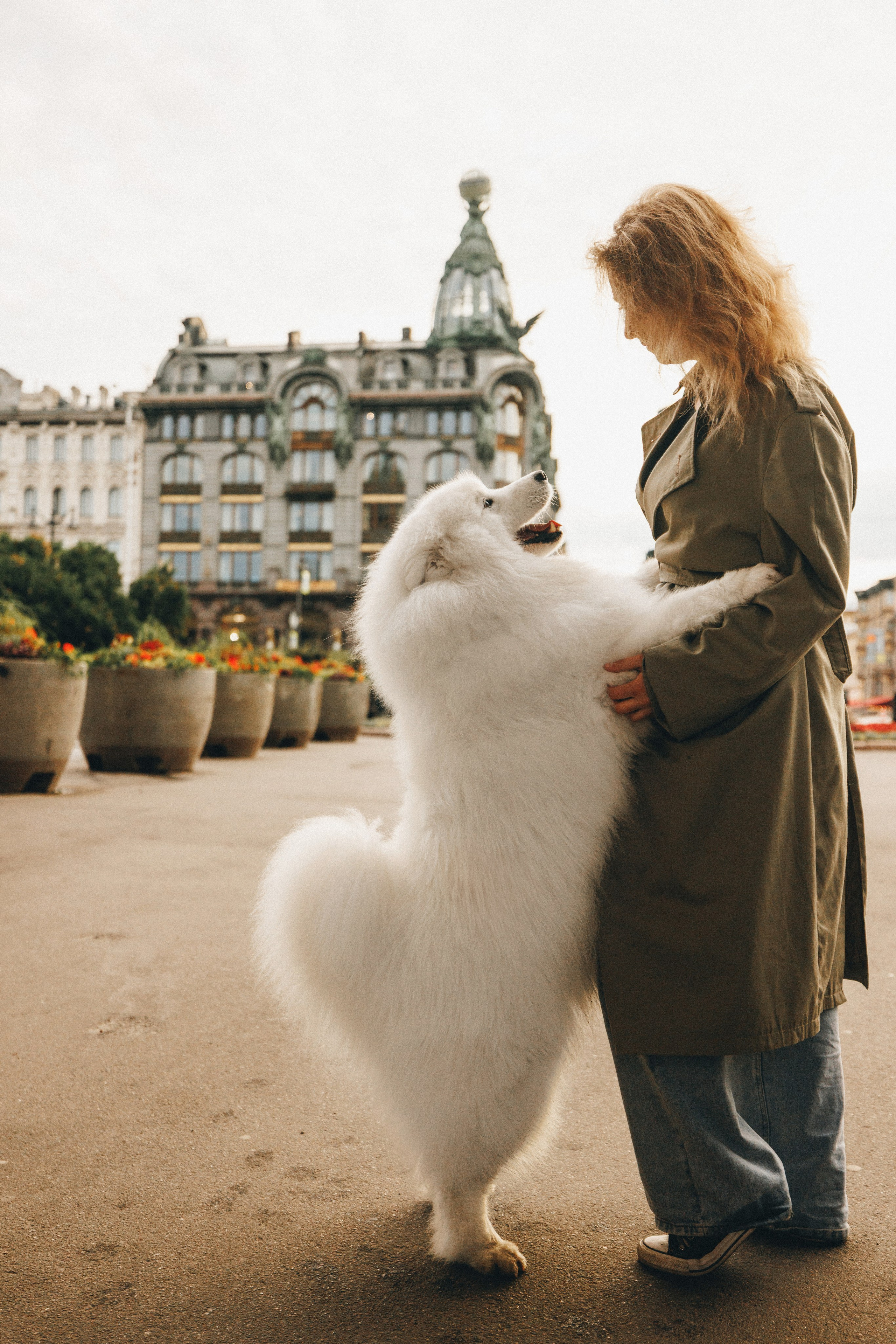 Женя и Цезарь. Фотограф анималист Осипчикова Мария