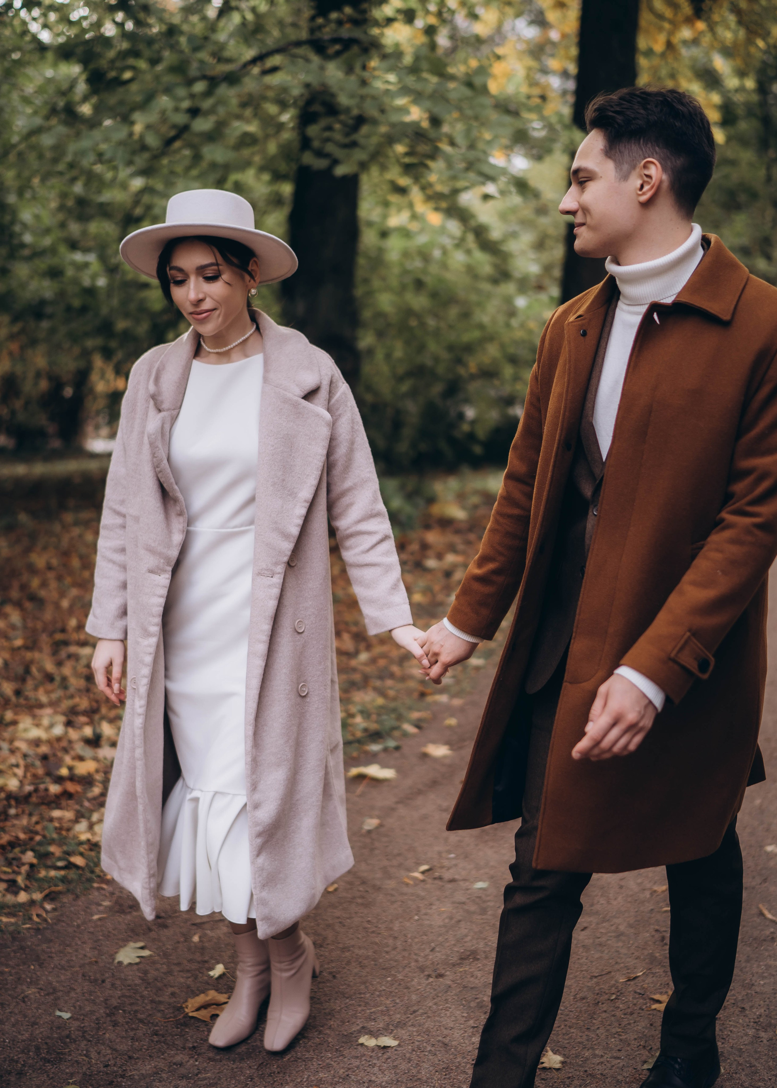 Лавстори в парке. Фотограф Ксения Овтина