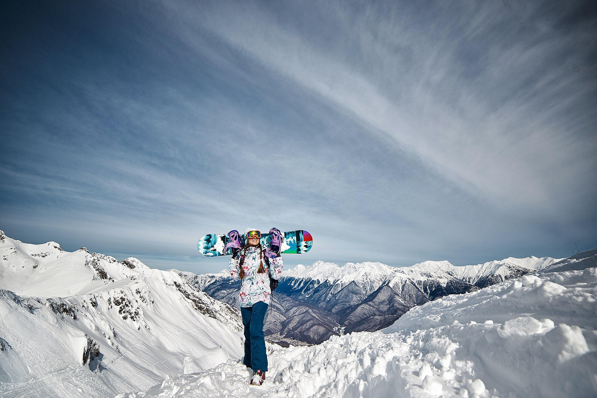 Анна сноубордистка. Фото и видео контент в Сочи, фотограф, видеограф Сочи
