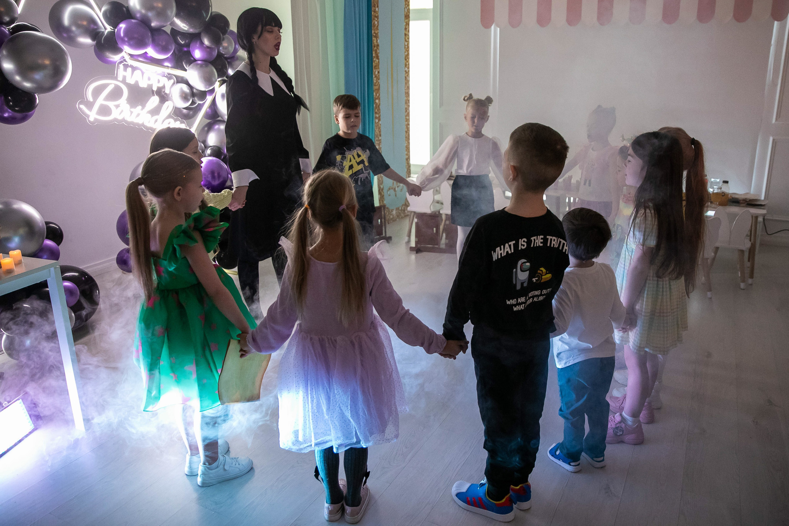 День рождения в стиле «Уэнсдэй». NesterovaMaria.ru