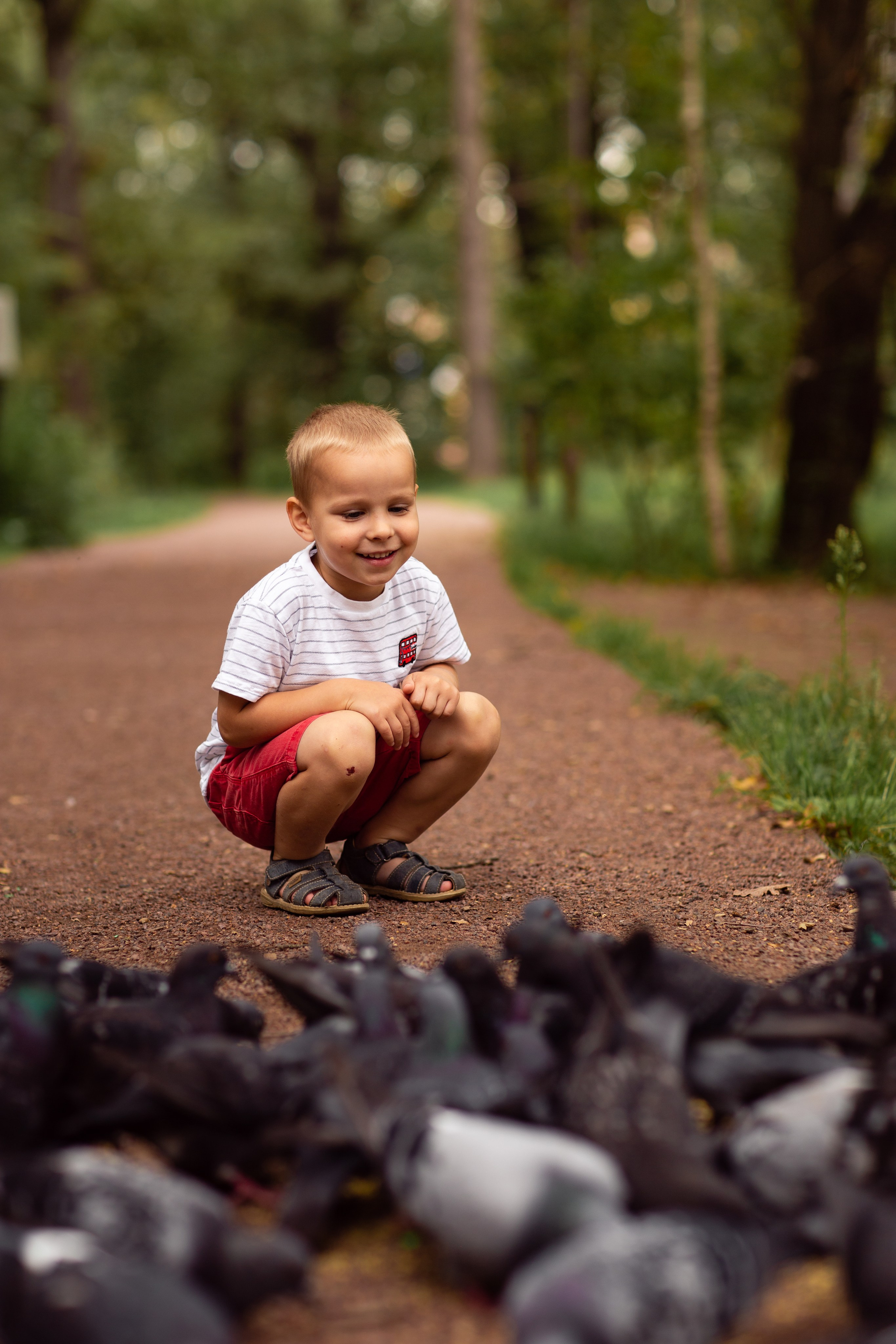 Семейная прогулка в парке. Семейный фотограф Фрязино Зрячева Кристина