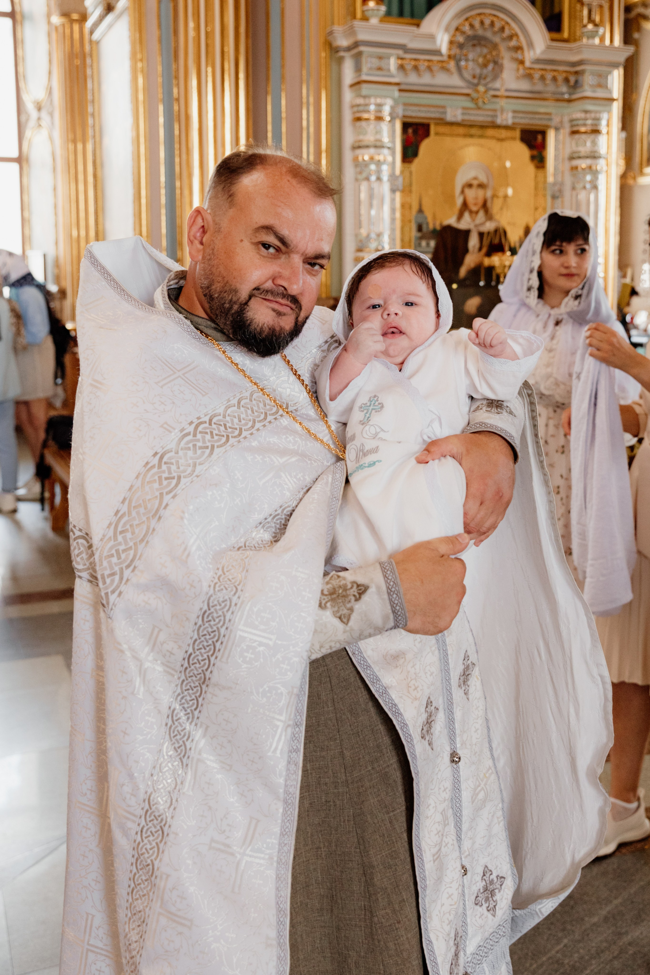 Крещение Ивана. Семейный фотограф документалист в Пензе Лопатинская Татья