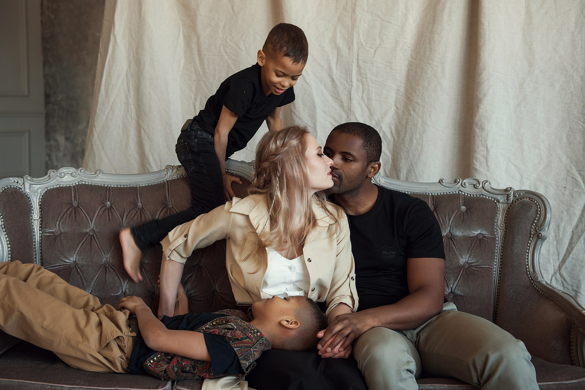 Дарья, Микаэль, Кристиан и Стивен. Фотограф Кристина Гришина Рязань