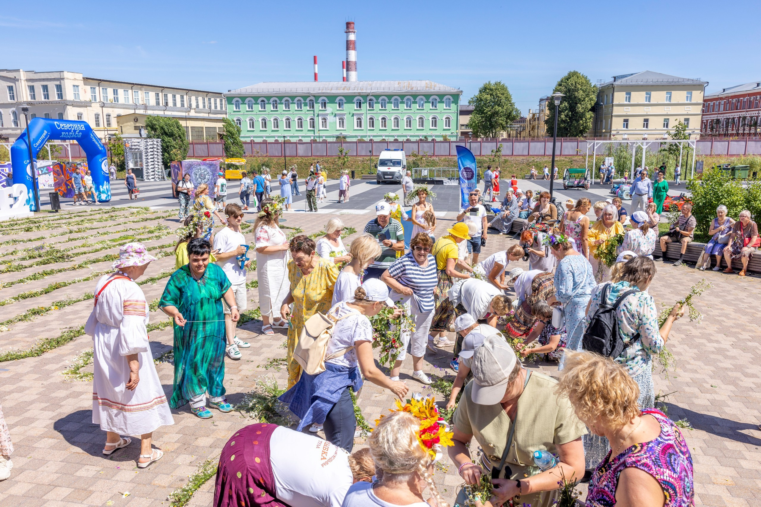 Фестиваль «Ромашковый хоровод». Северная ходьба. Фотограф в Туле Крупский АнДРей. Фотостудия «КАДР71» в Туле