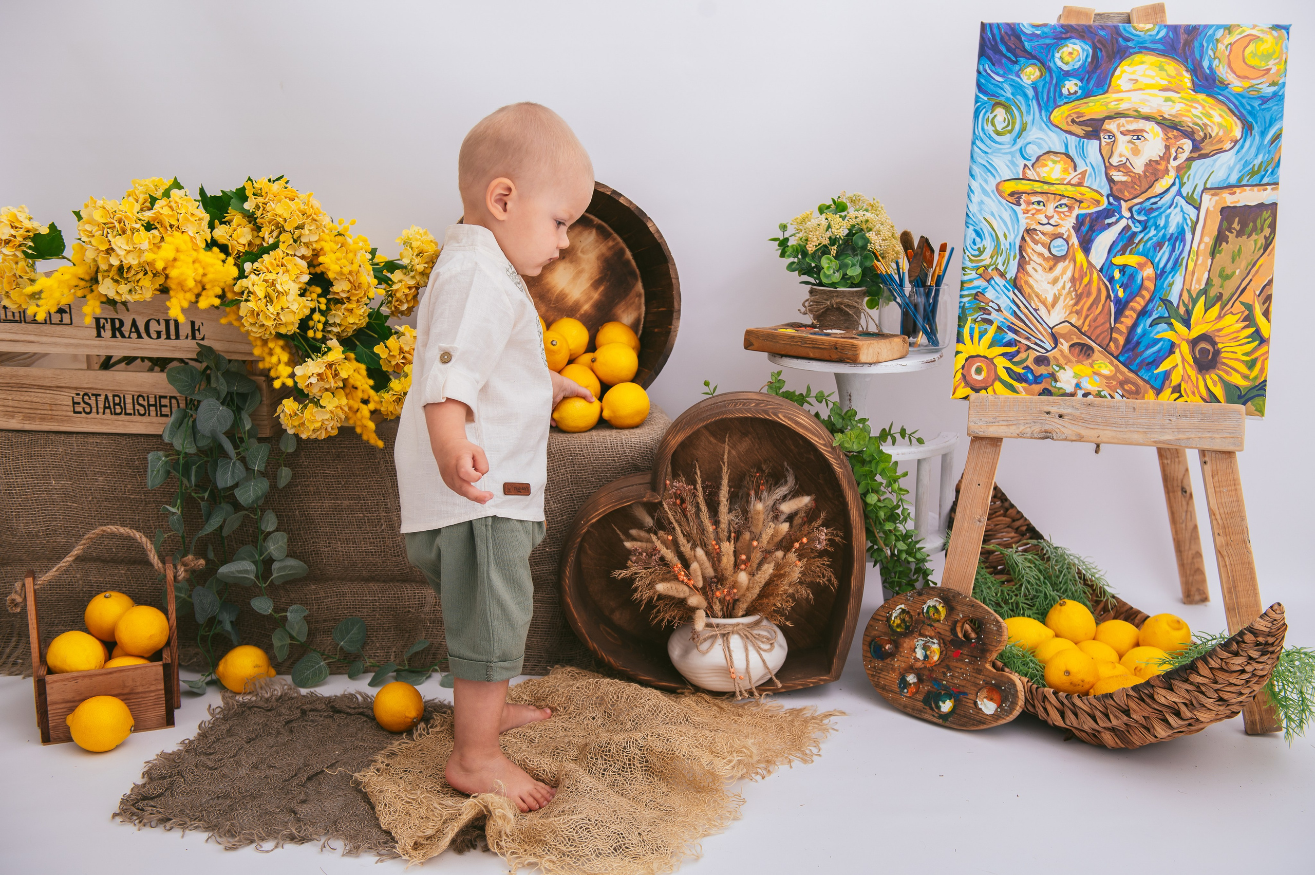 Цыплята. Детский фотограф Магадан