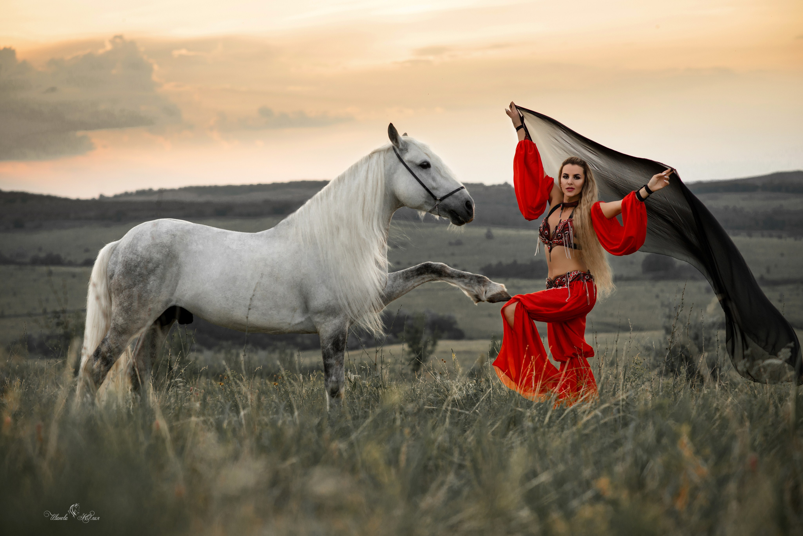 Алёна и Вымпел. Конный фотограф в Саратове Юлия Иванова