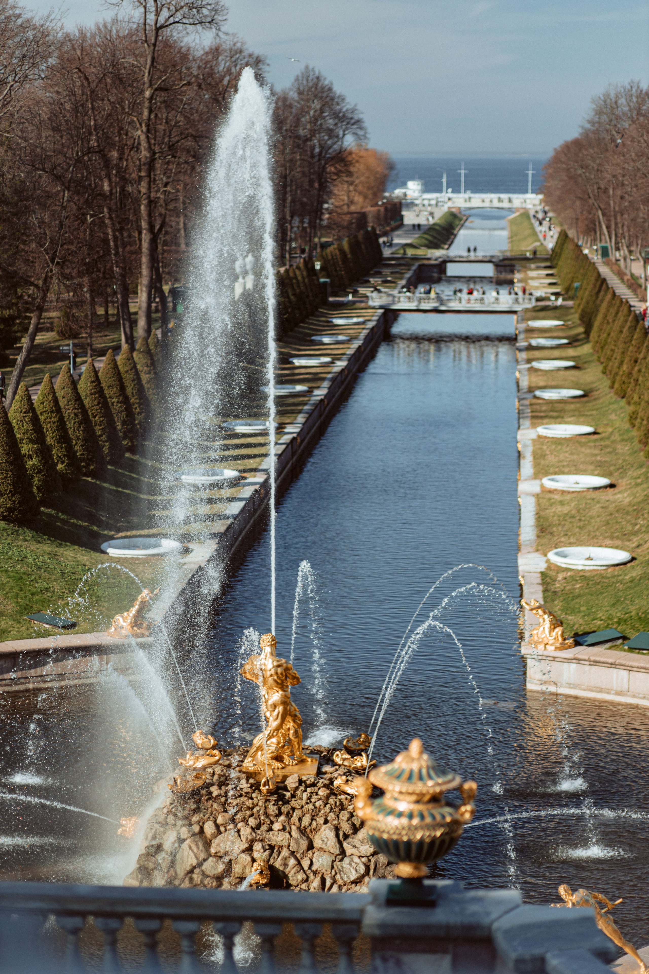 Петергоф нижний парк фото