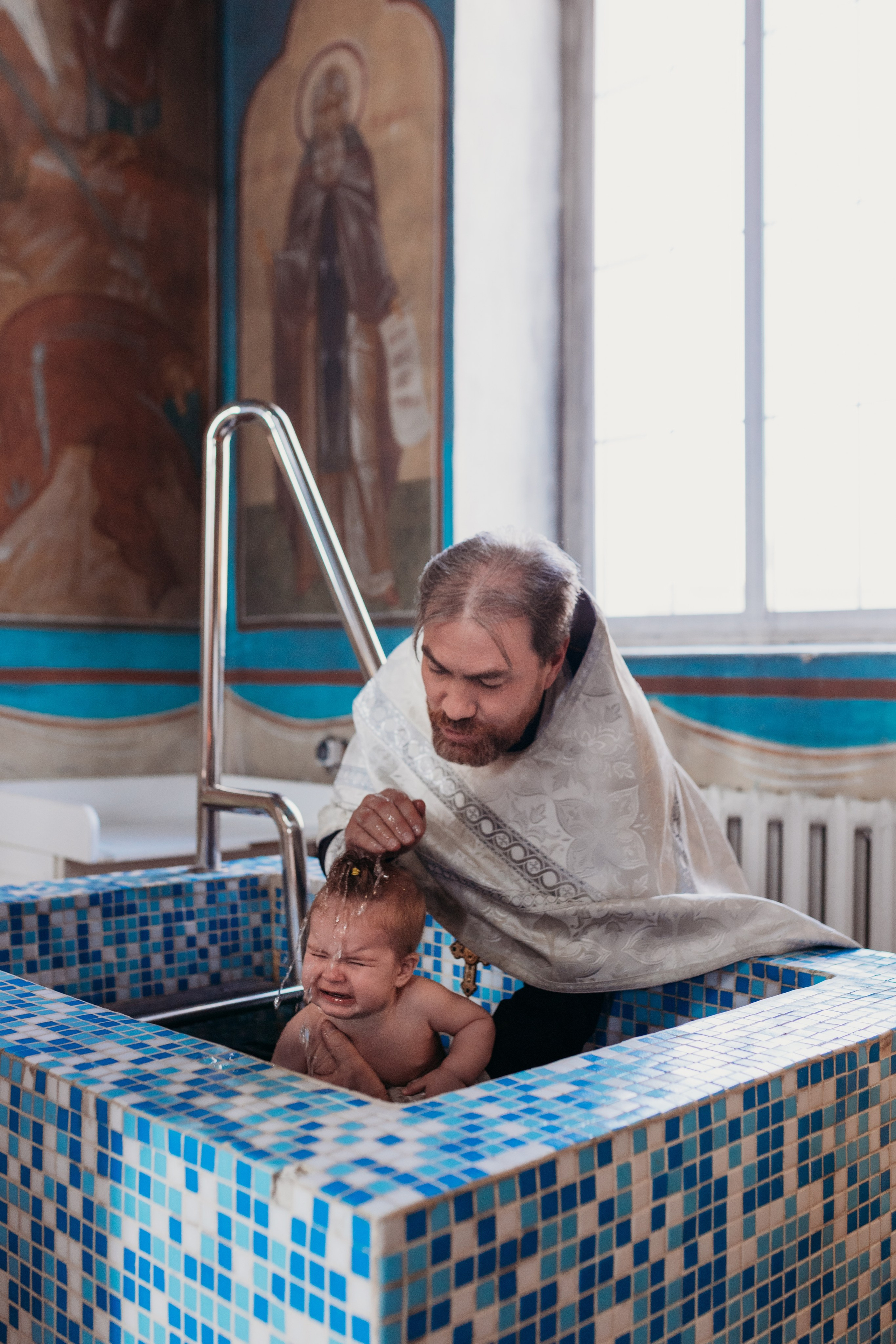 Фотосессия Крещения. Фотограф новорожденных в г. Барнаул Ренпенинг Катерина