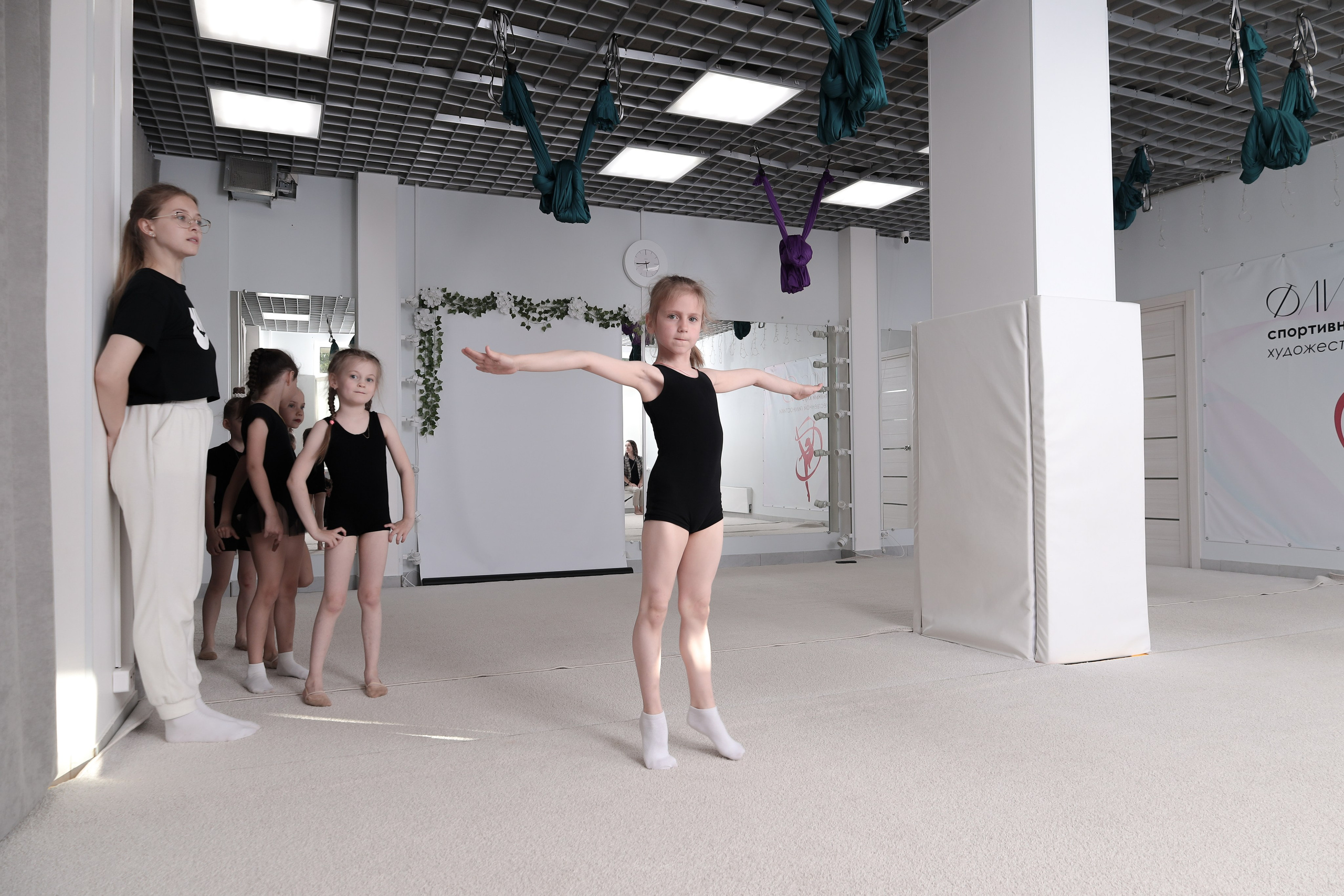 Открытый урок гимнастика. Фотограф Надршина Лилия