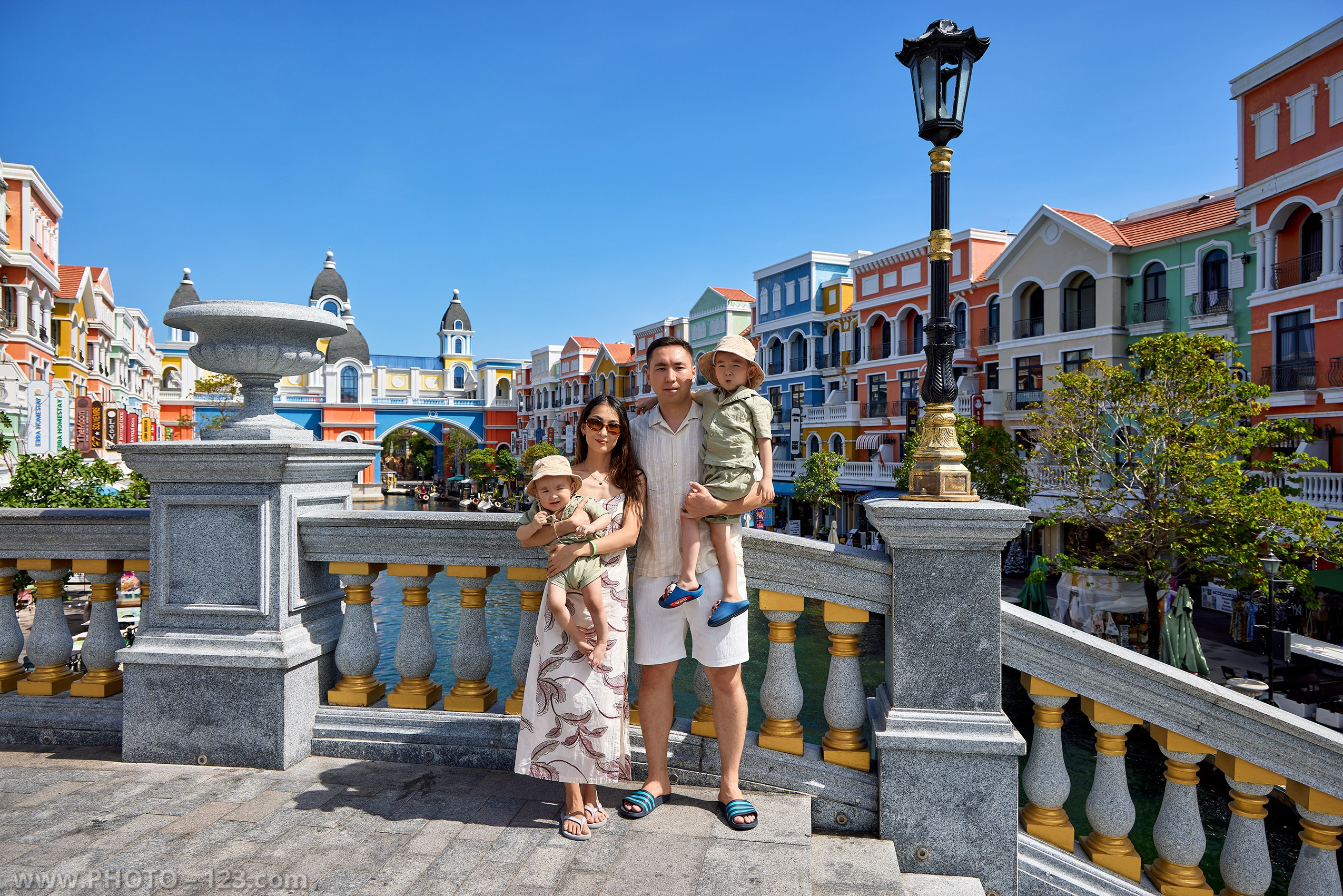 Grand World Phu Quoc Family Photography | Venice-Style Photoshoot. Photographer in Phu Quoc, Vietnam | Commercial & Lifestyle Photography