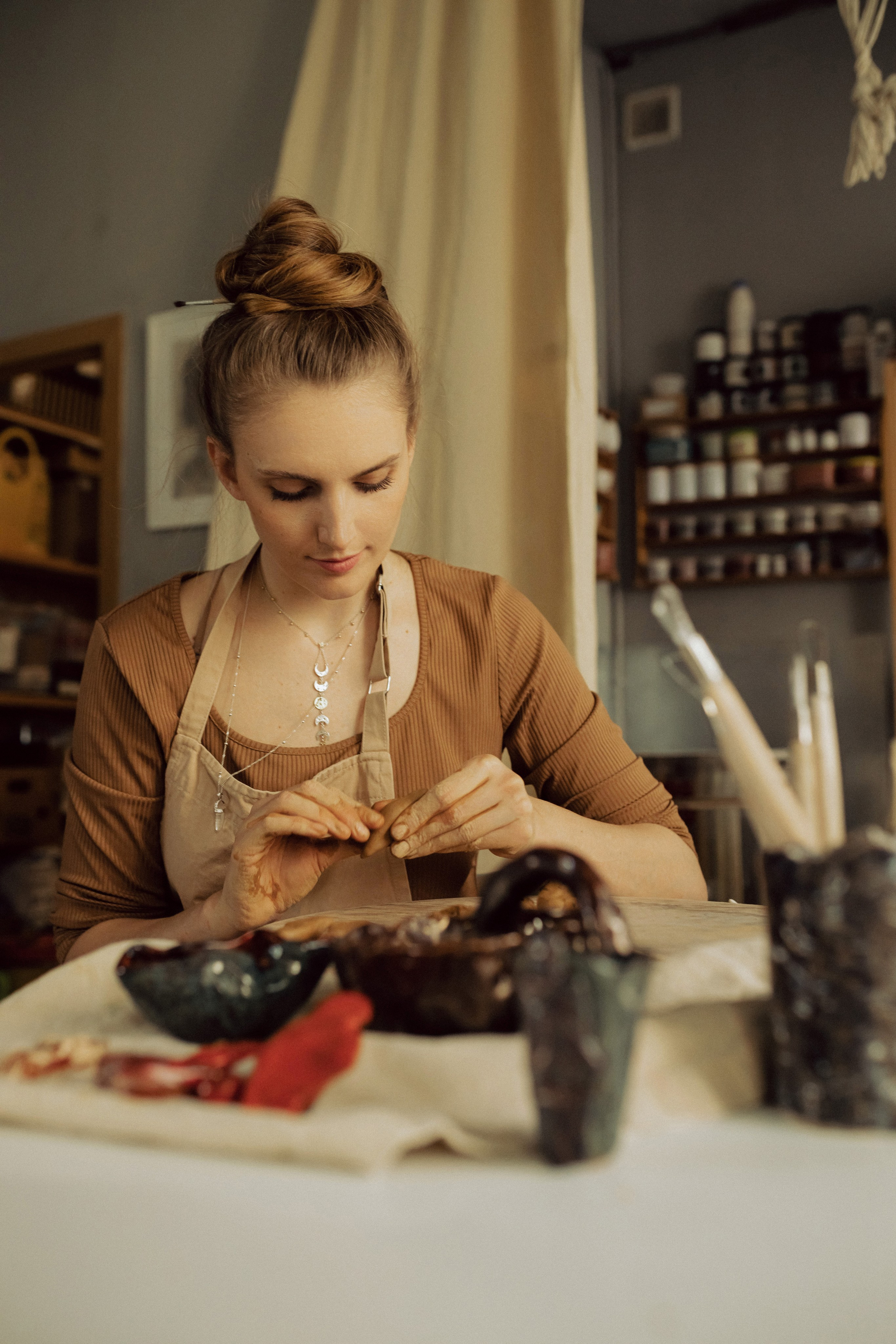 Глинотерапия с Евгенией. Женский и семейный фотограф в Санкт-Петербурге Ольга Сидорова