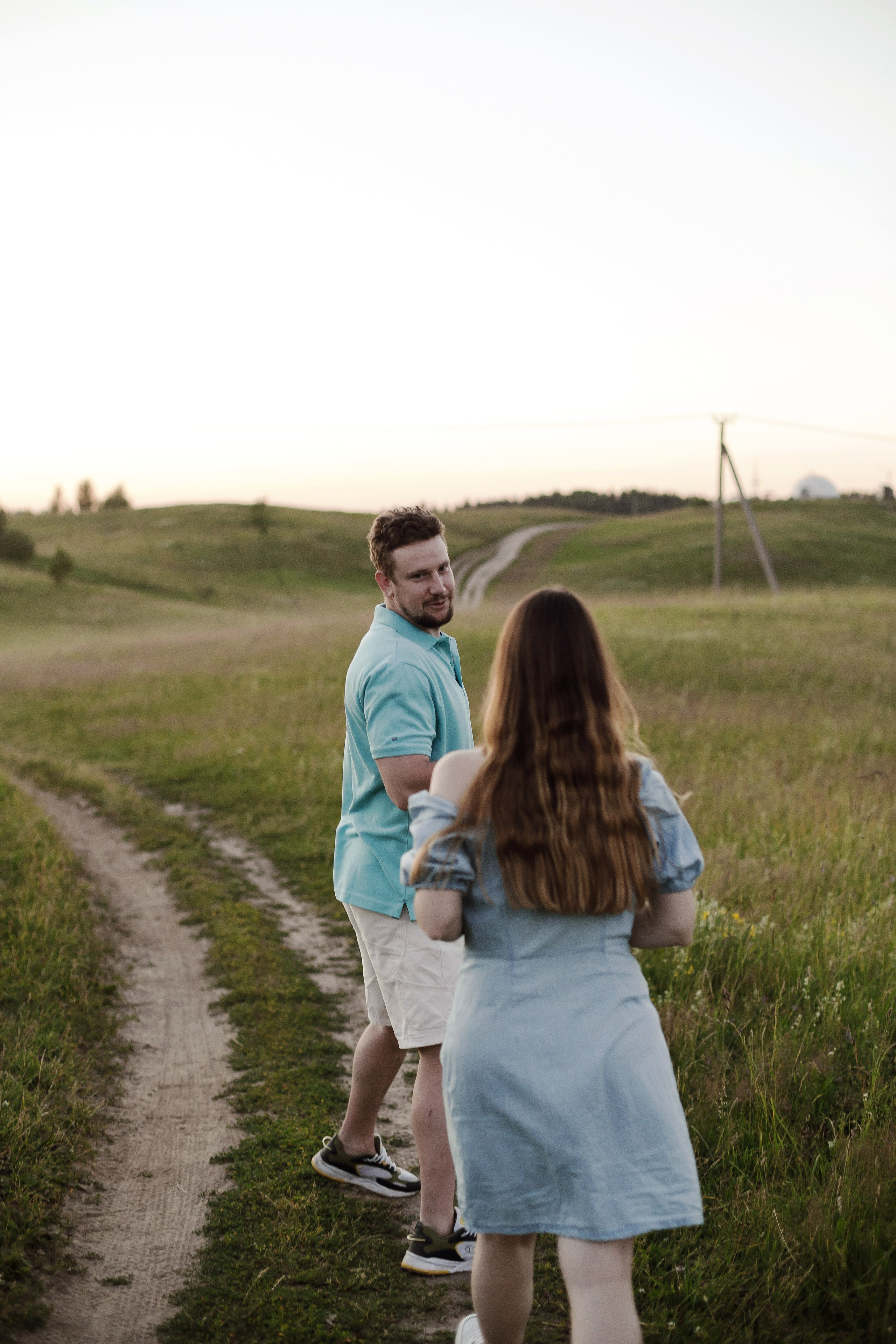 Колтушские высоты — Марина и Сергей. Портретный фотограф в Санкт-Петербурге Элина Ситникова