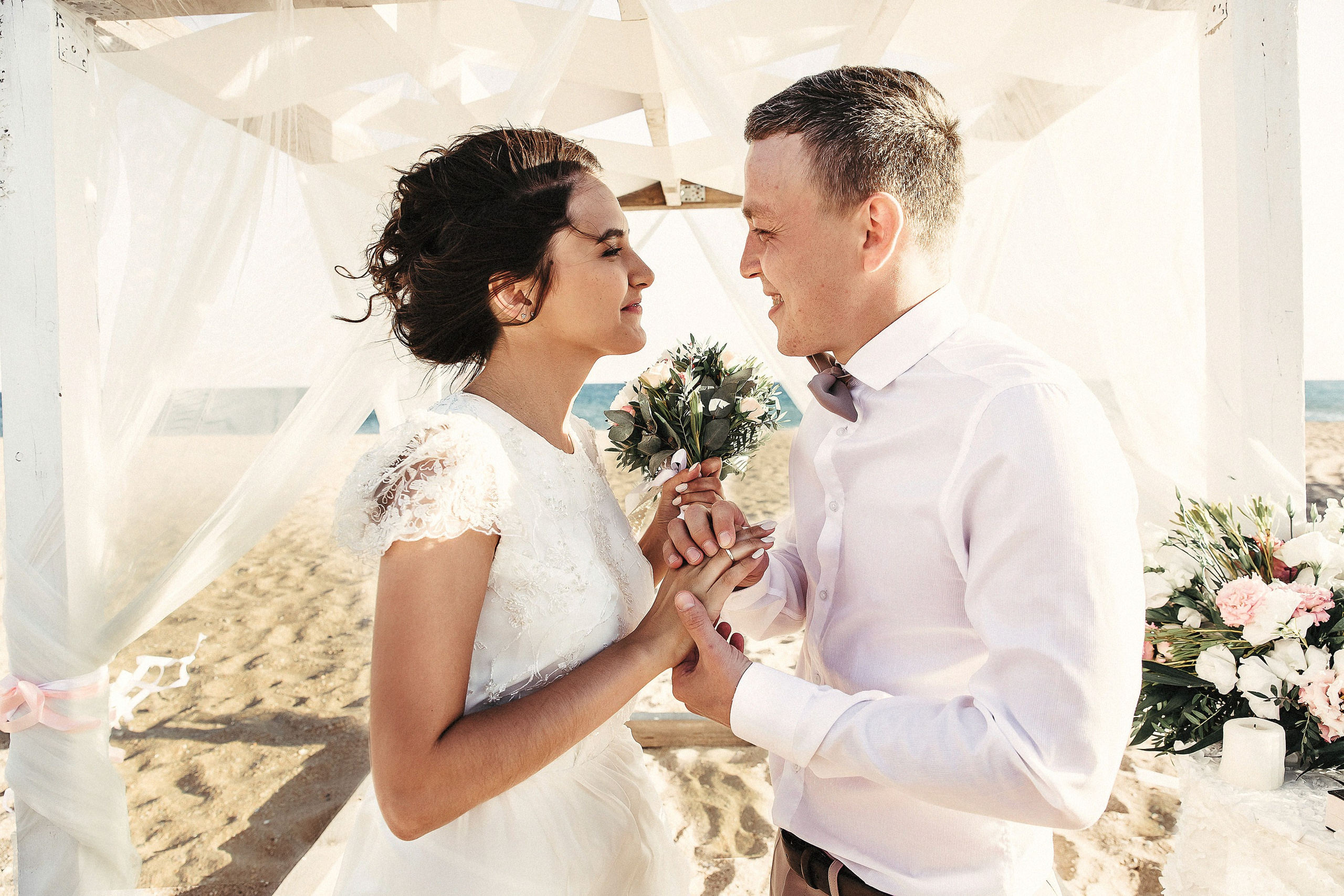 Свадебная фотосессия Анапа, свадьба на море. Свадебный и семейный фотограф Анапа