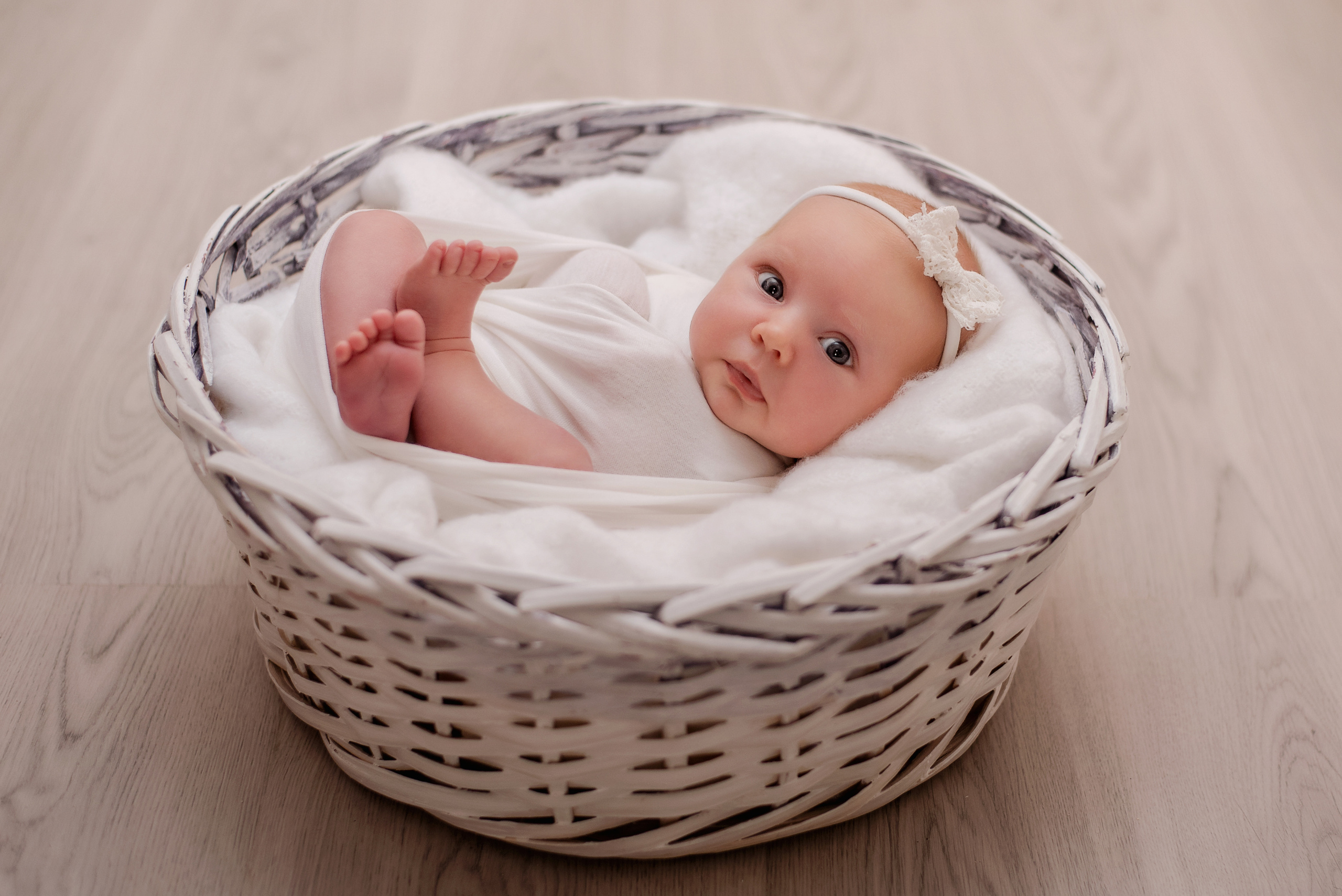 Алиса 19 дней. Детский фотограф в Долгопрудном и Москве