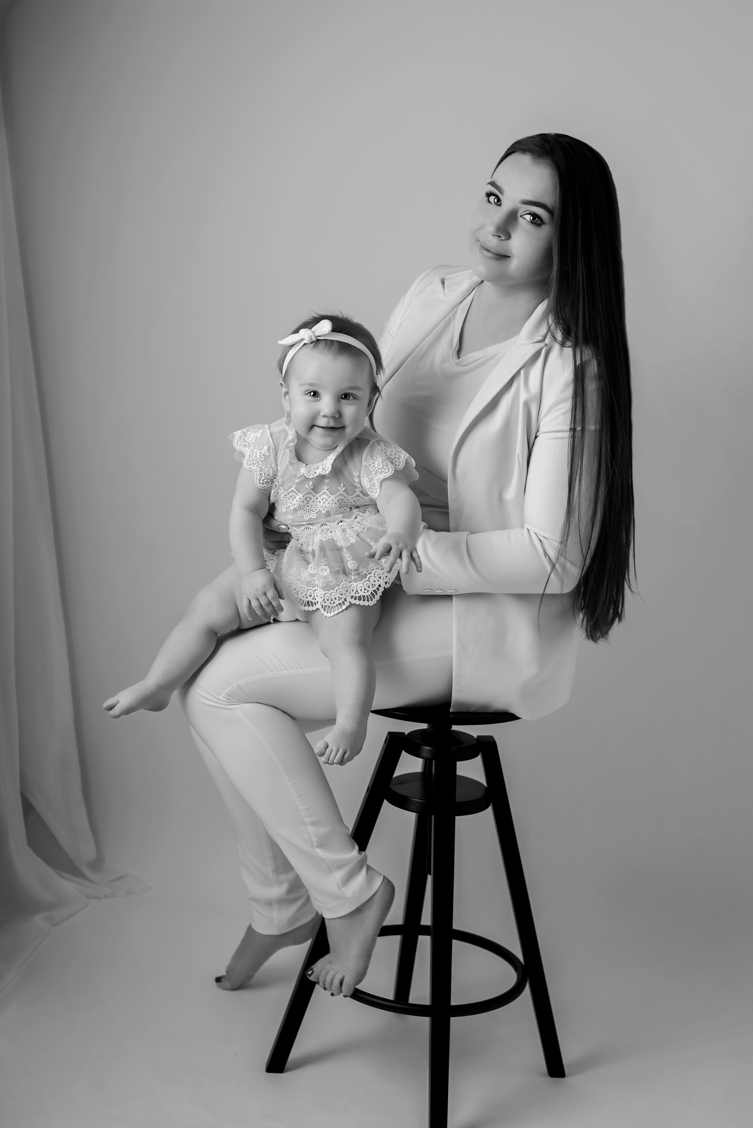 Тамара и Виктория 8 месяцев. Детский фотограф в Долгопрудном и Москве