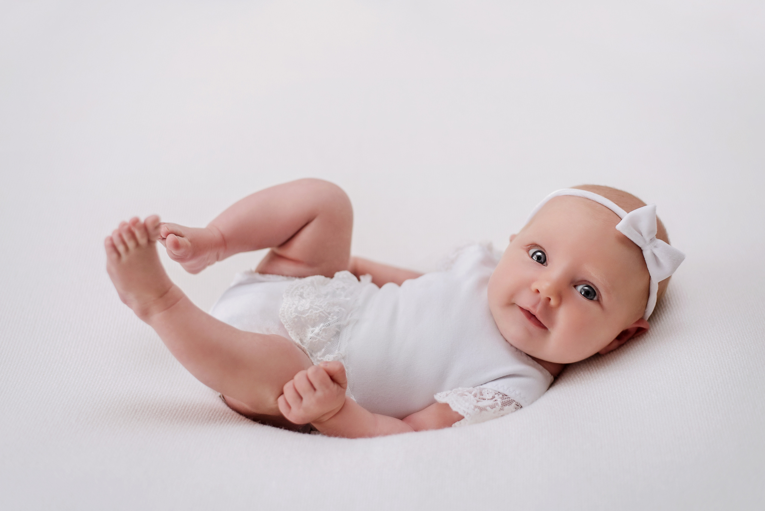 Алиса 19 дней. Детский фотограф в Долгопрудном и Москве