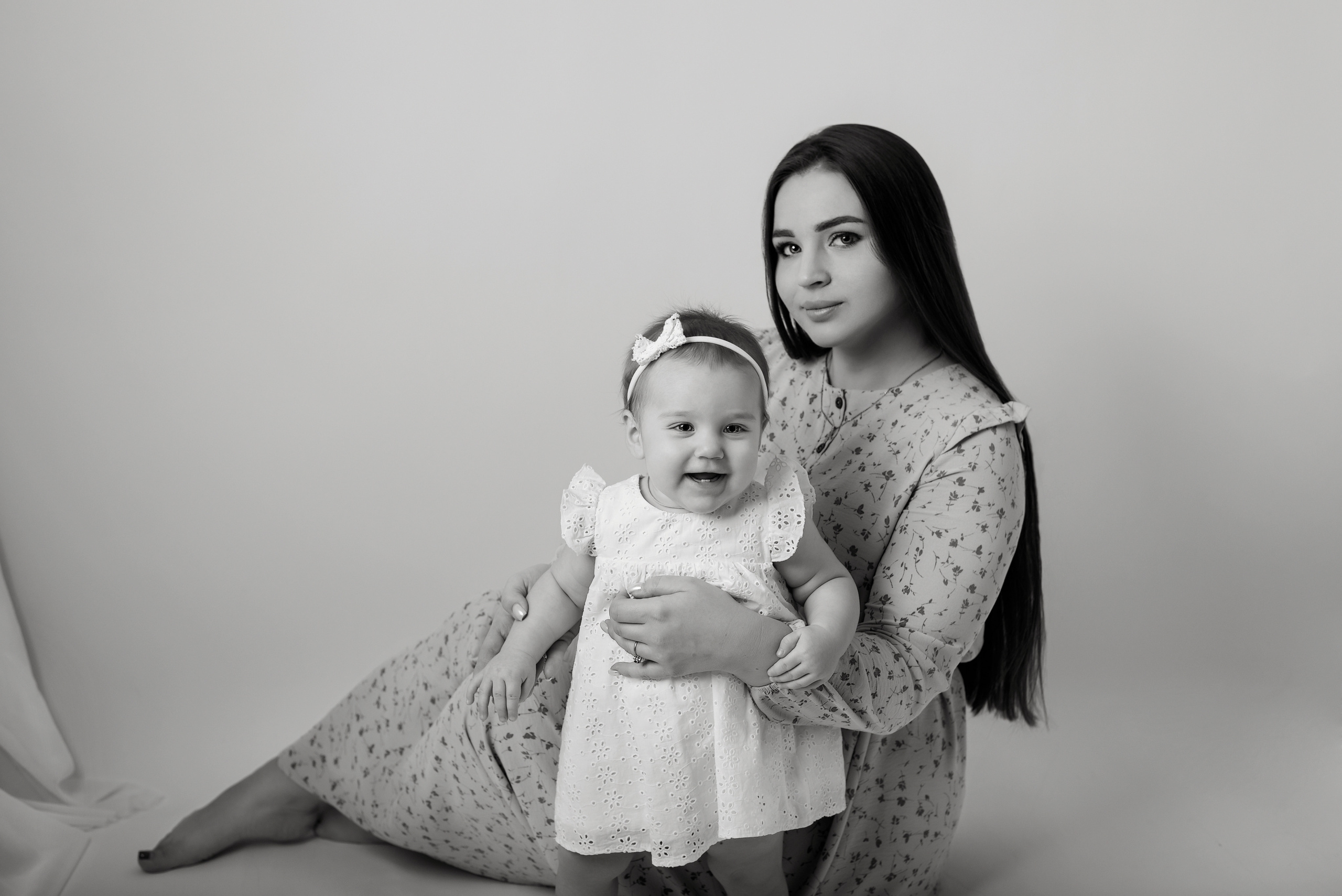 Тамара и Виктория 8 месяцев. Детский фотограф в Долгопрудном и Москве