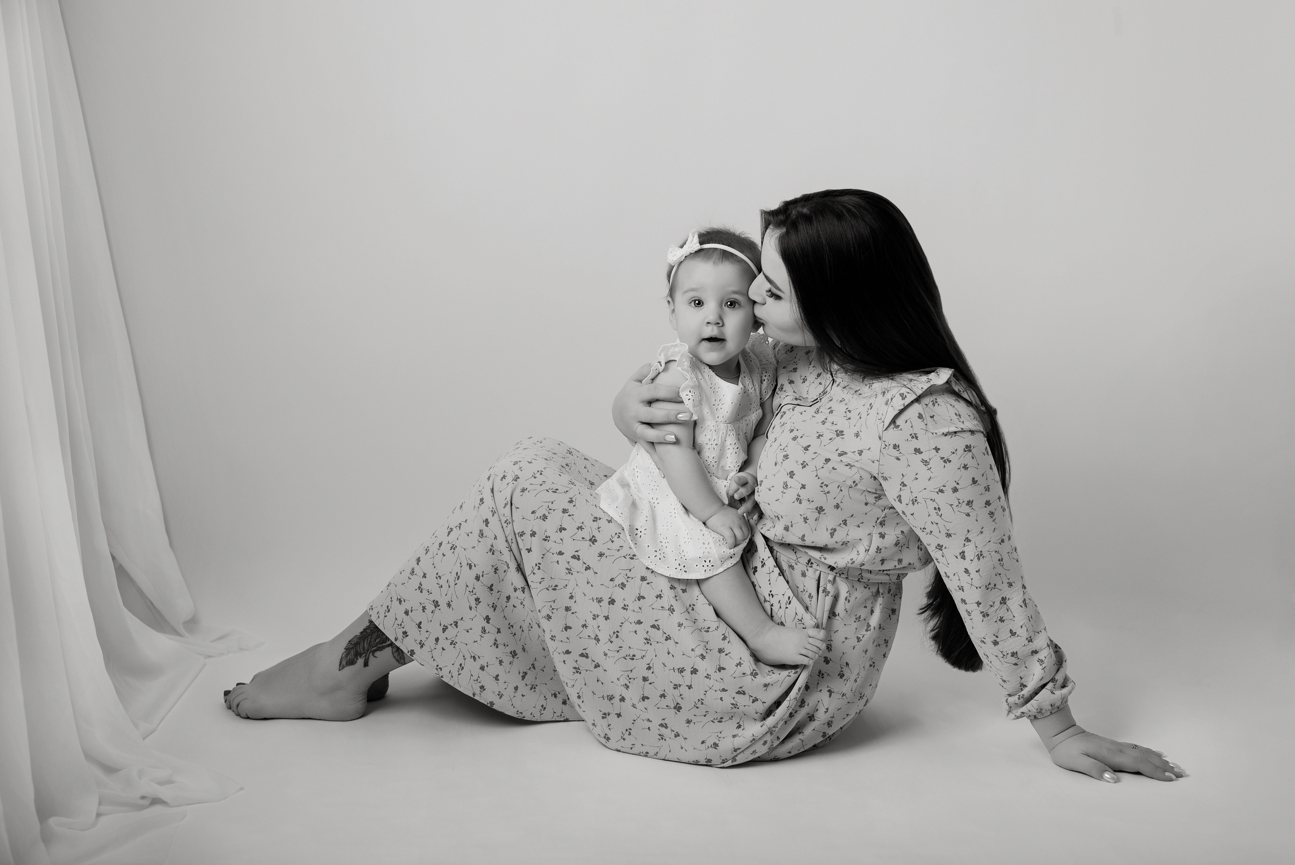 Тамара и Виктория 8 месяцев. Детский фотограф в Долгопрудном и Москве