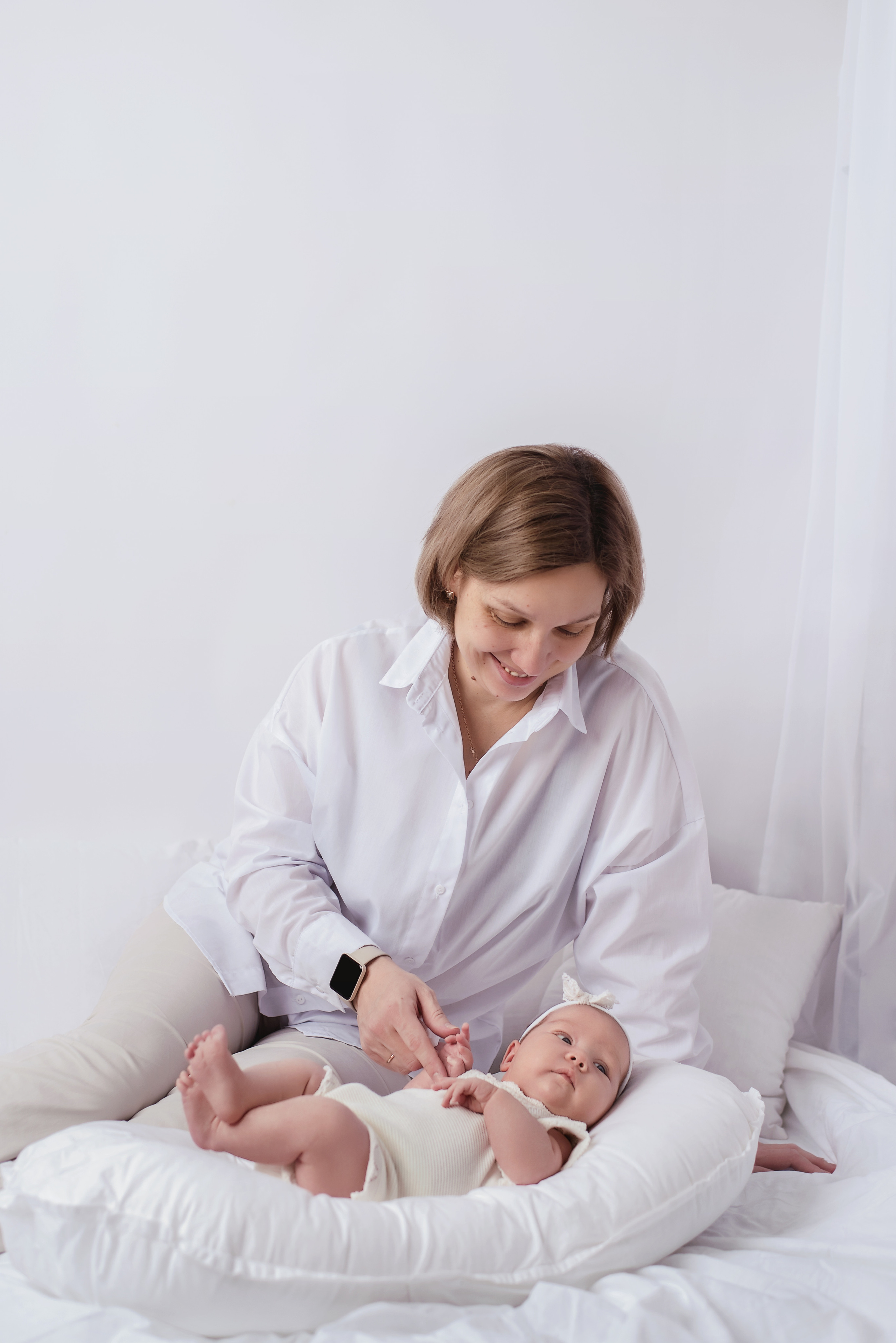 Маргарита 1,5 месяца. Детский фотограф в Долгопрудном и Москве