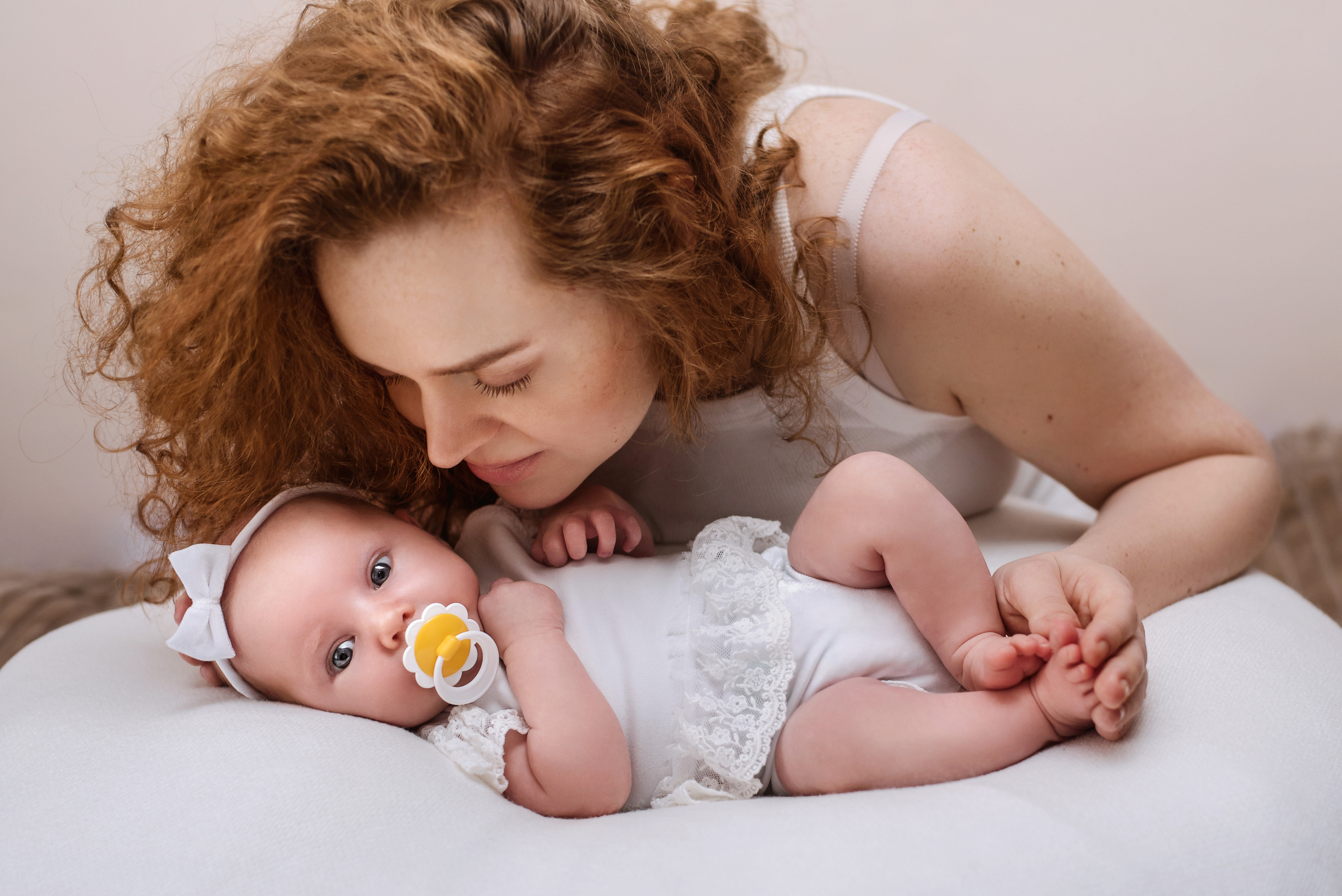 Алиса 19 дней. Детский фотограф в Долгопрудном и Москве